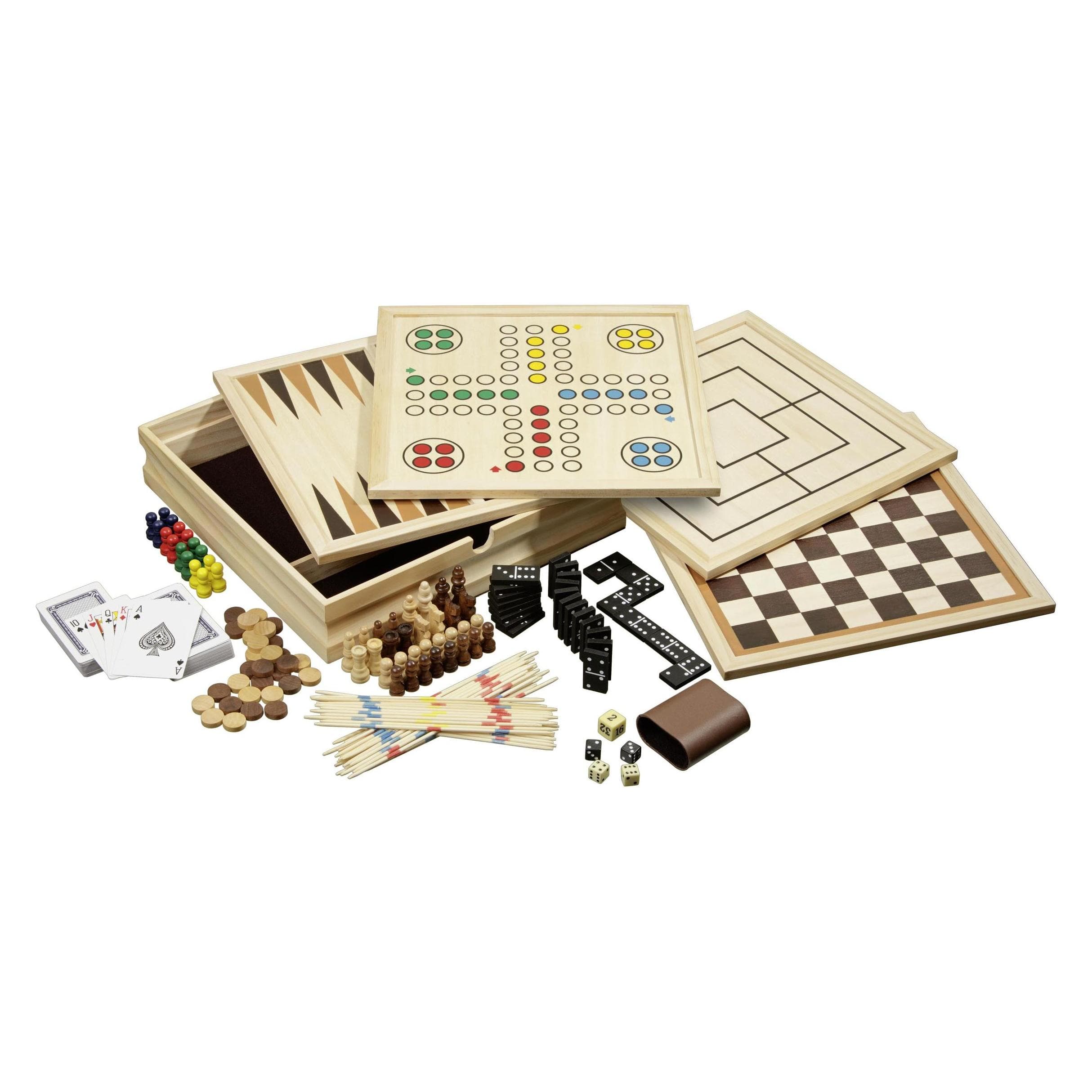 Philos Verzameling houten spellen (1 Spelers)