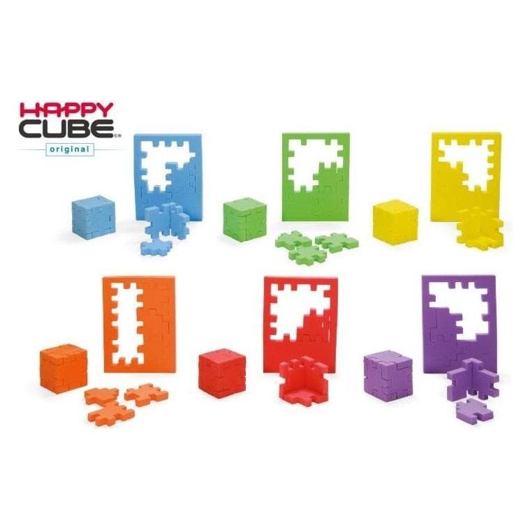 Happy Cube Origineel (1 stuk) (Duits, Engels, Frans, Italiaans, 1 - 99 Spelers)