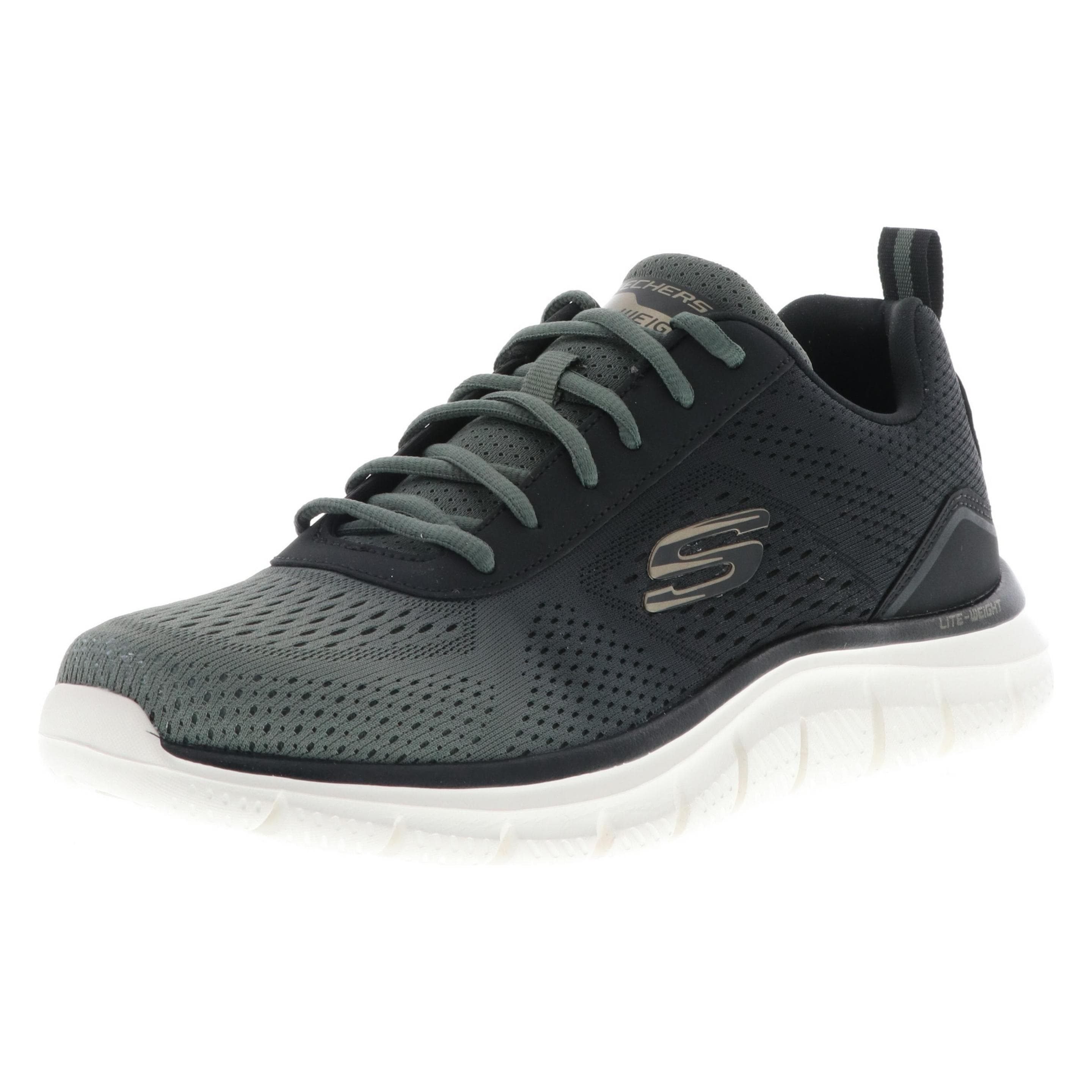 Skechers, Mannen, Sneakers, Spoor, Veelkleurig, Zwart, Groen, (45)