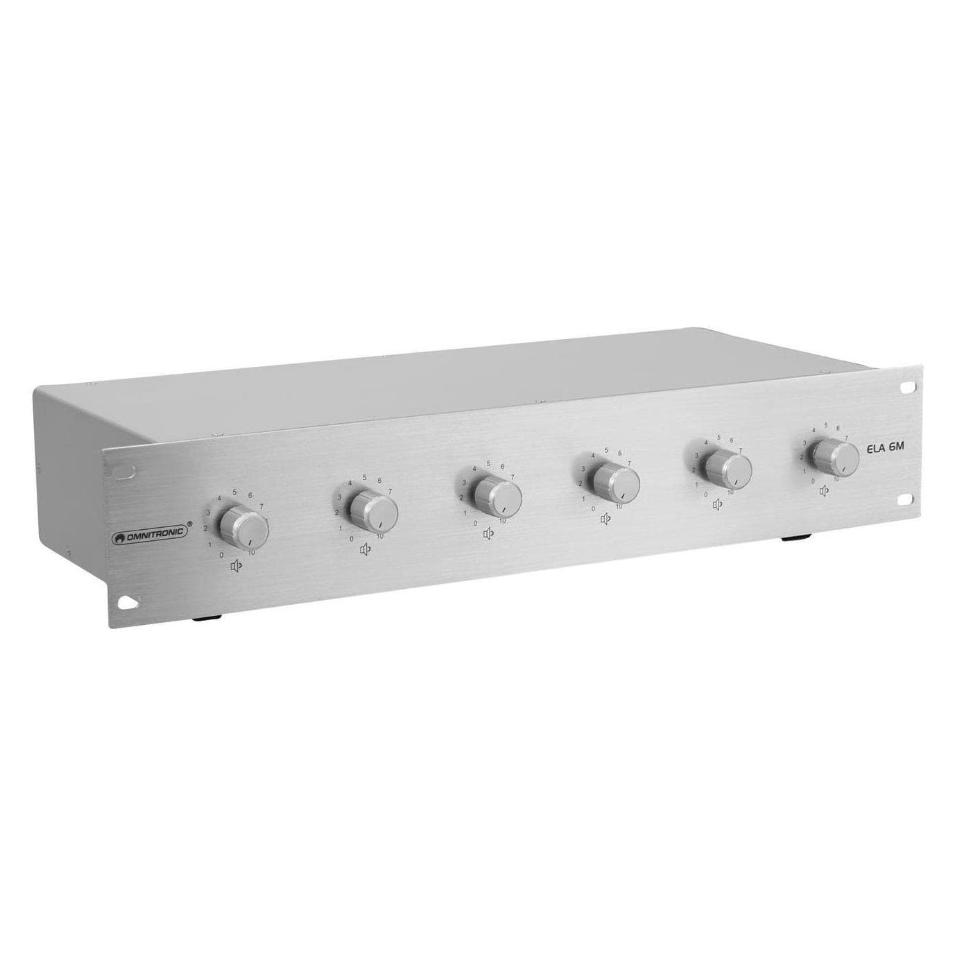 Omnitronic ELA 6MZonen LSRegler si, Luidsprekeronderdelen, Zilver