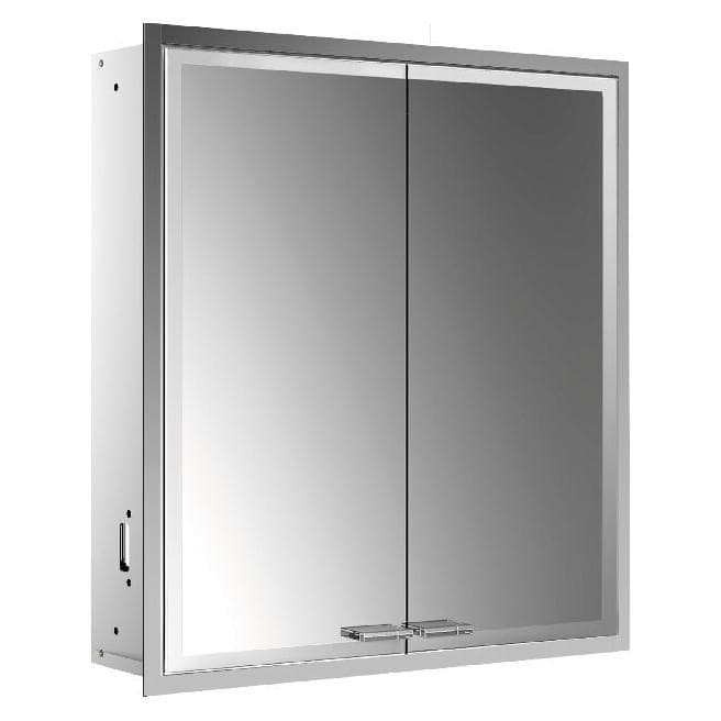 Emco, Spiegelkasten, asis prestige 2 verlichte spiegelkast, verborgen model, 615mm (61.40 x 17.70 x 66.60 cm)