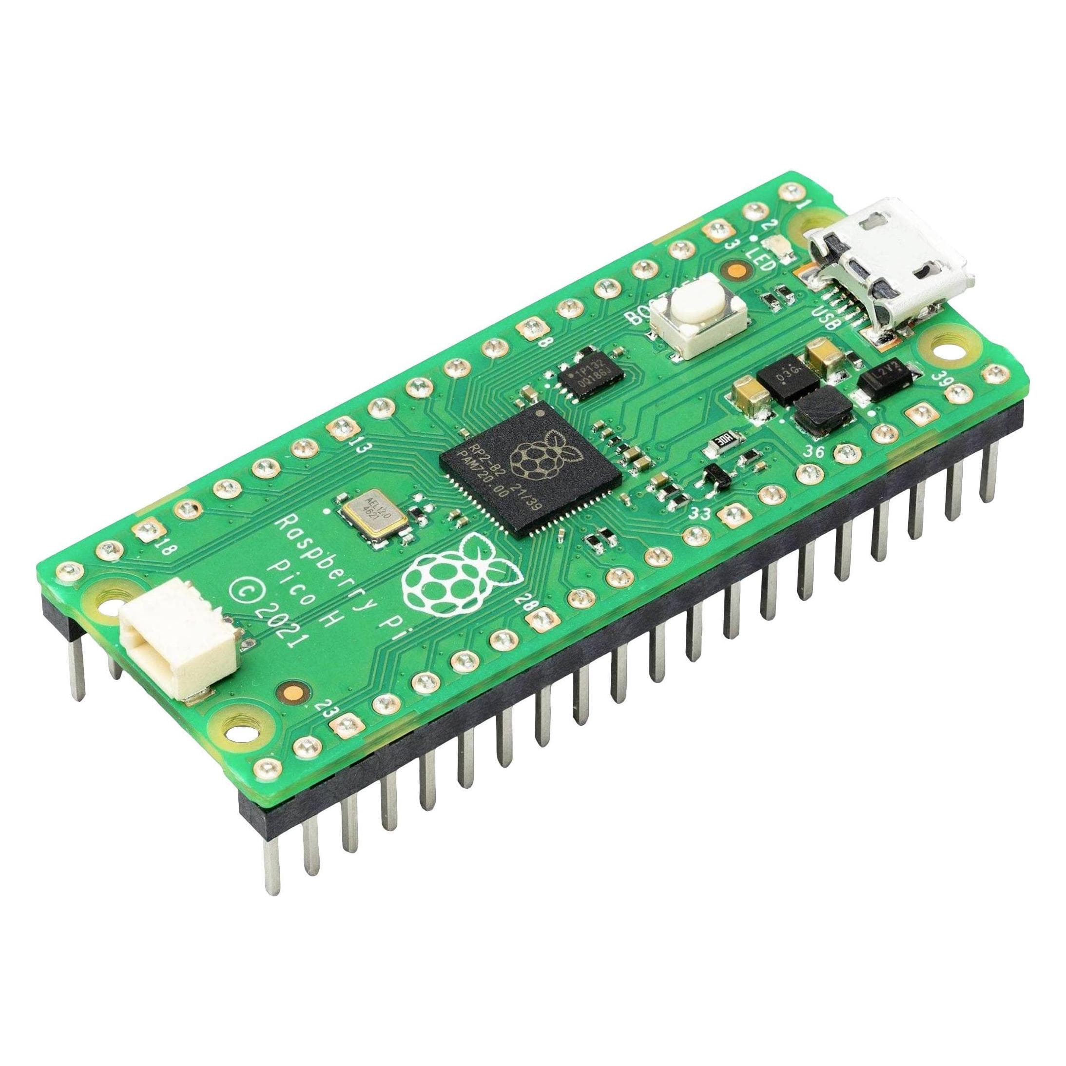 Raspberry Pi Mikrocontroller RP-PICO-H, Ontwikkelborden + Kits