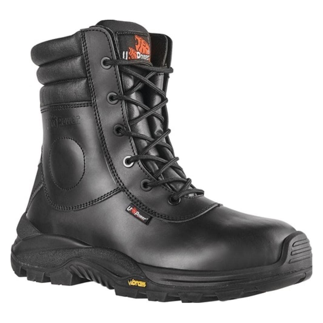 U-Power, Werkschoenen, Veiligheidslaarzen LEOPARD maat 41 zwart S3 HRO CI SRC EN ISO 20345 glad leer (S3, 41)