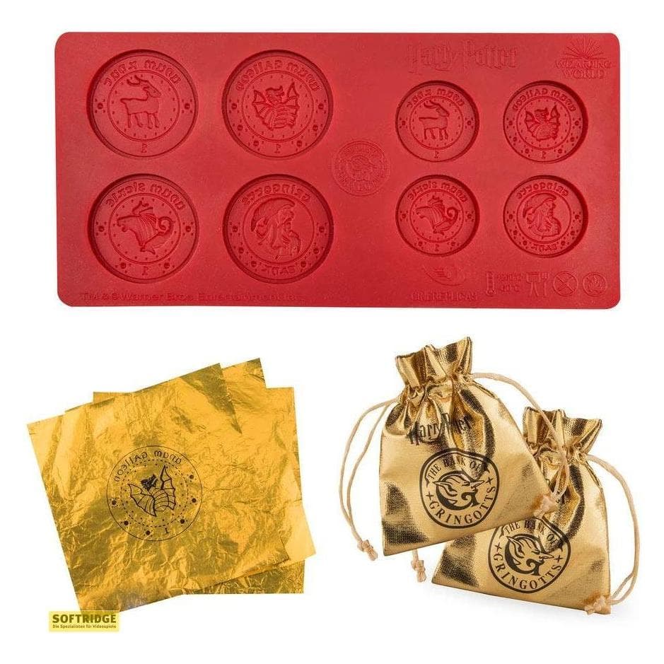 Cinereplicas Harry Potter: Chocoladevorm - Gringotts Bank Munt - Munten, Bakblik