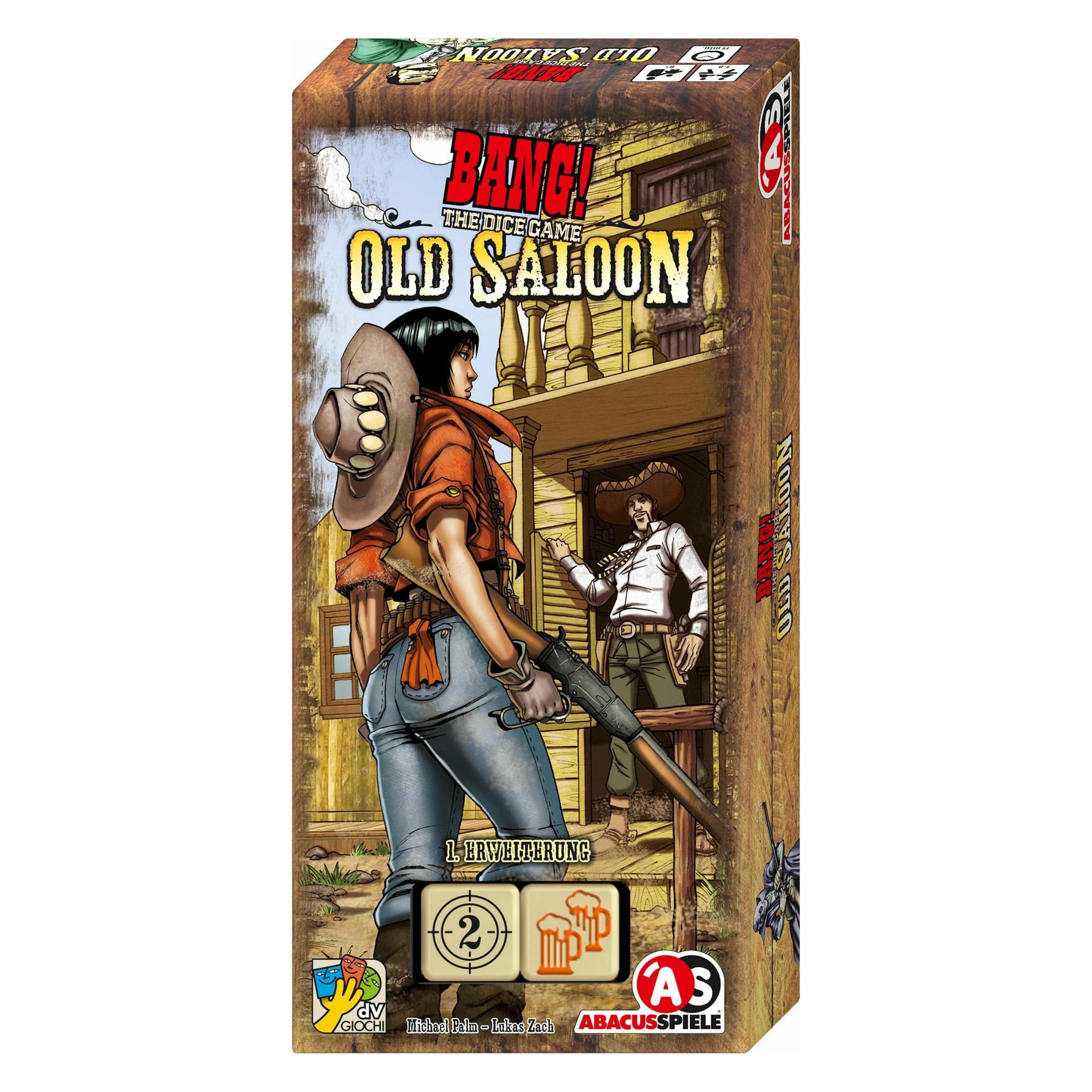 Abacus BANG! Het dobbelspel Old Saloon Uitbreiding (Duits, 3 - 8 Spelers)