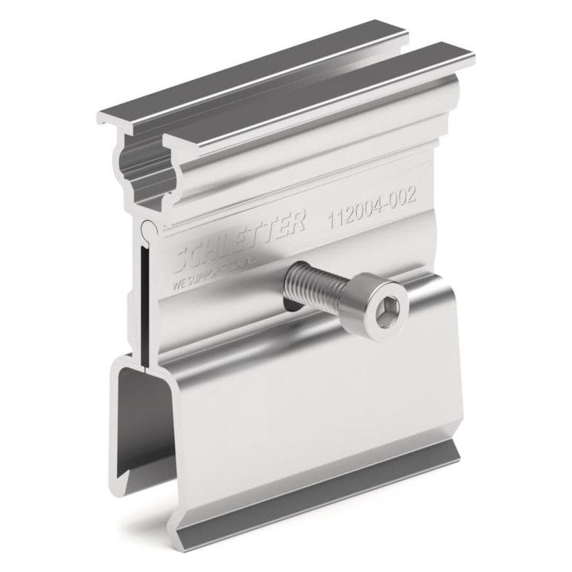 Schletter, Accessoires voor stroomgeneratoren, Falzkl522 Rapid Zambelli RibRoof500 o.ä. (Montagemateriaal voor zonnesystemen)