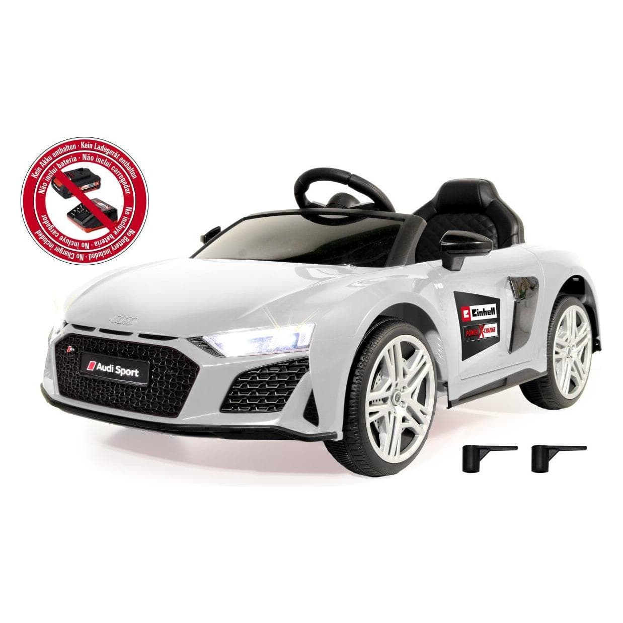 Jamara Ride-on Audi R8 Spyder wit 18V Einhell Power X-Change