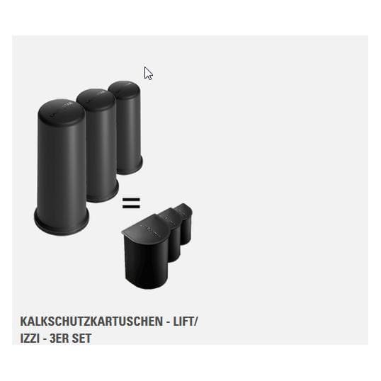 Laurastar Waterfilter tegen kalkaanslag - Lift - Set van 3, Waterfilter, Blauw, Wit