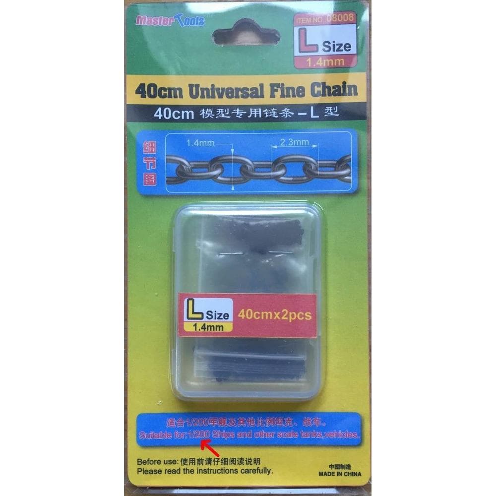 Master Tools 40CM Universele Fijne Ketting L Grootte 1.4mmX2.3mm
