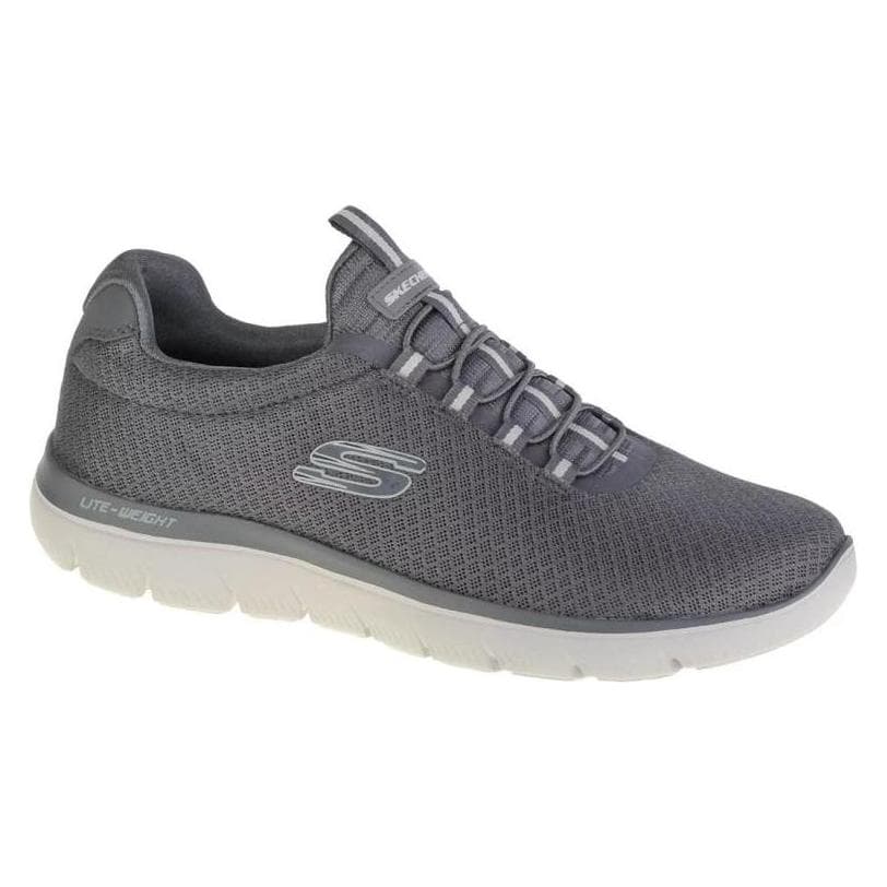 Skechers, Mannen, Lace-Ups, Toppen - 10832, Grijs, (41.5)