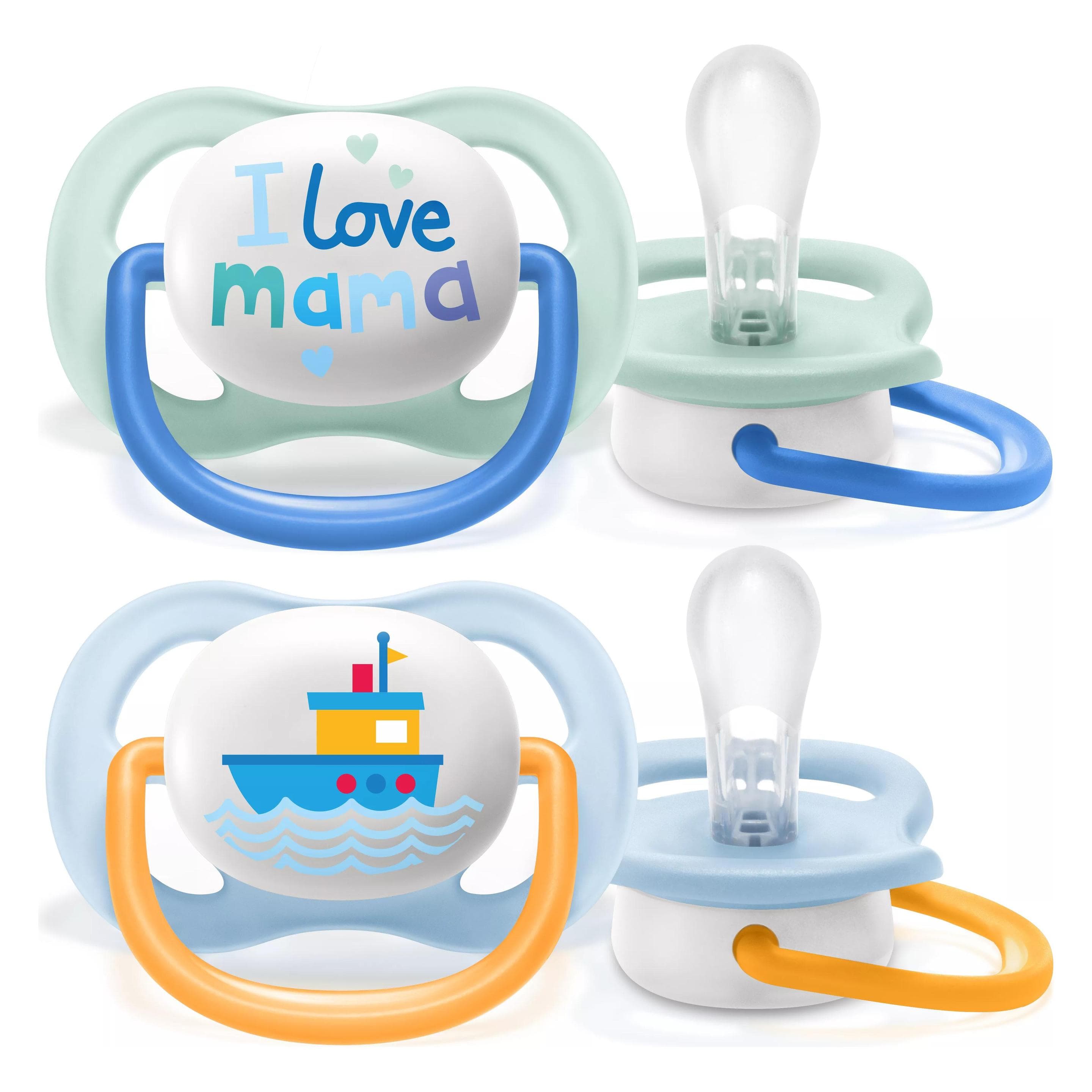Philips Avent, Nuggi, Ulltra Air (2x, 0 - 6 Maanden)