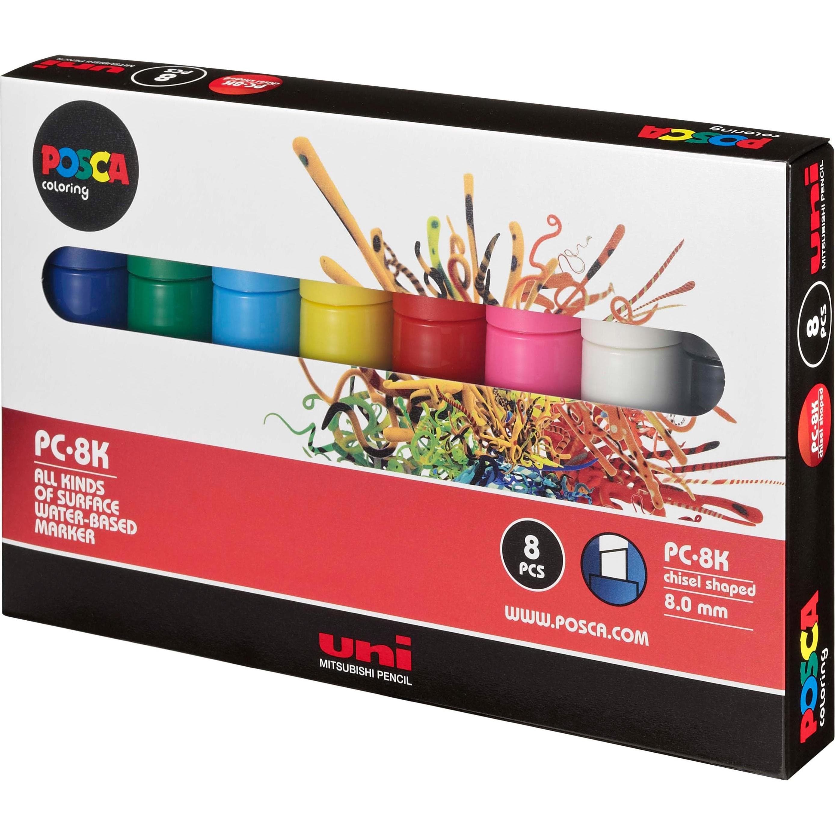 Posca, Marker, Marker PC-8K Keilspitze (8x)