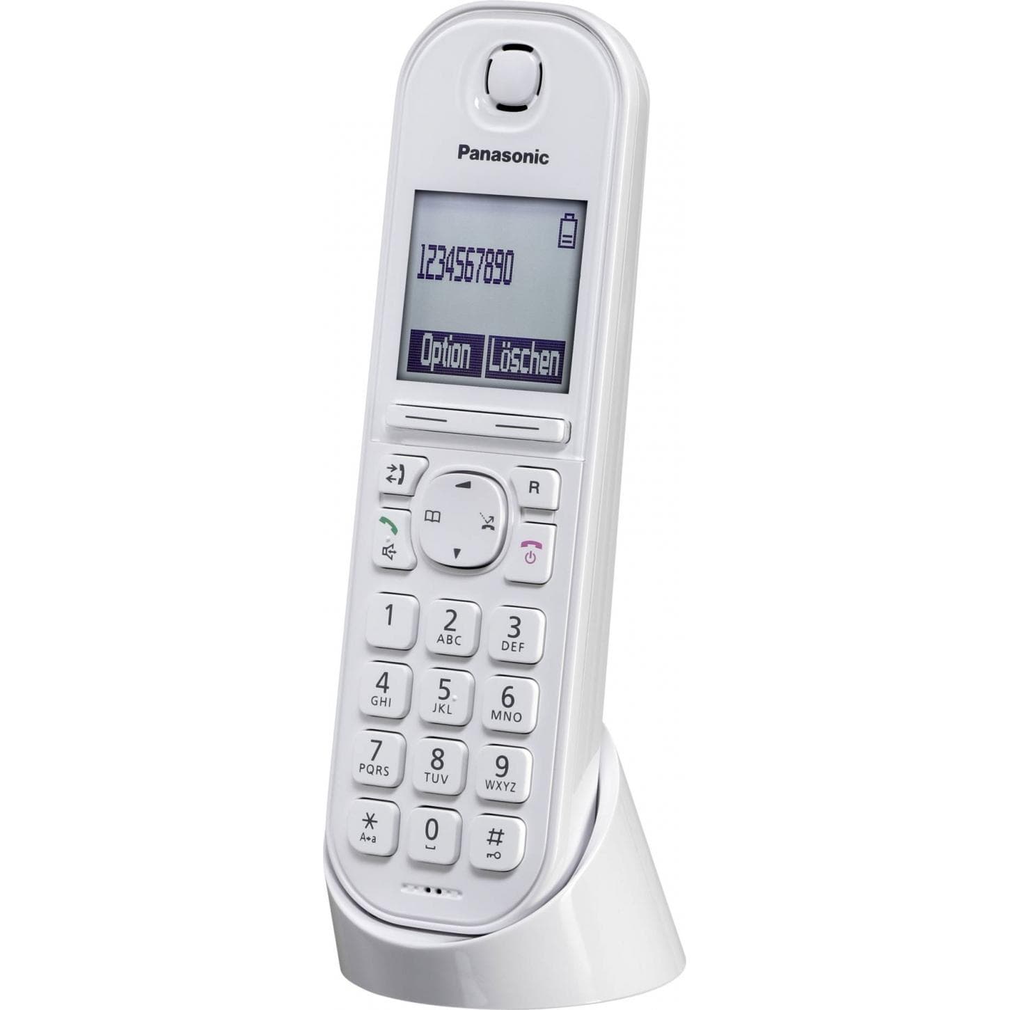 Panasonic KX-TGQ200GW, Telefoon, Wit