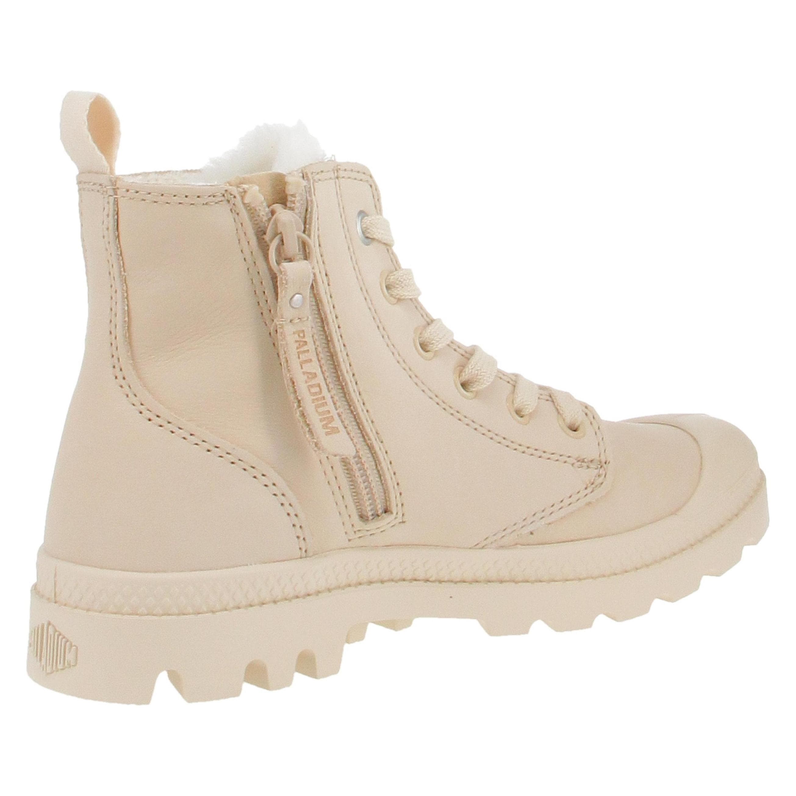 Palladium, Vrouwen, Laarzen, Pampa Hi Zip Wol - 30911, Beige, (38)