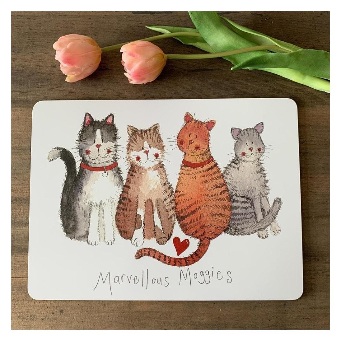 Teka, Placemats, Tischset MT06 4 Katzen (29 x 21.50 cm)