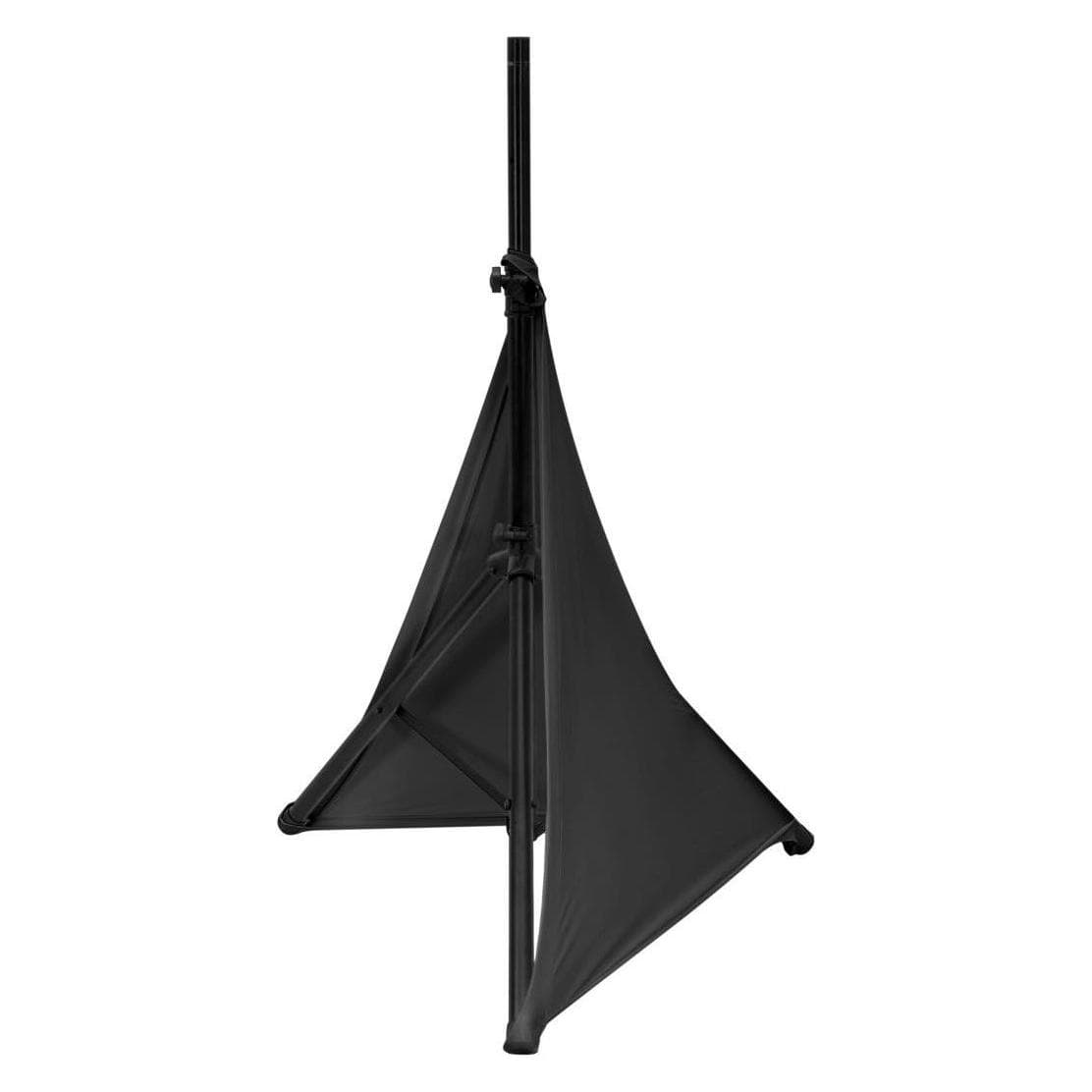 Eurolite Standzeil zwart tweezijdig, DJ accessoires, Zwart