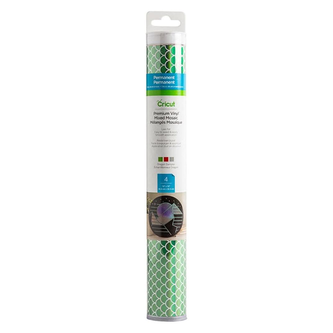 Cricut, Doe-het-zelf papier, Vinylfolie Premium Mozaïek Draak 30,5 x 30,5 cm, 4 vellen (1x)