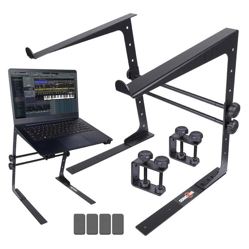 STAND4me LT2 Driepoot Laptopstandaard + Handgrepen, Muziekinstrumenten: steunen