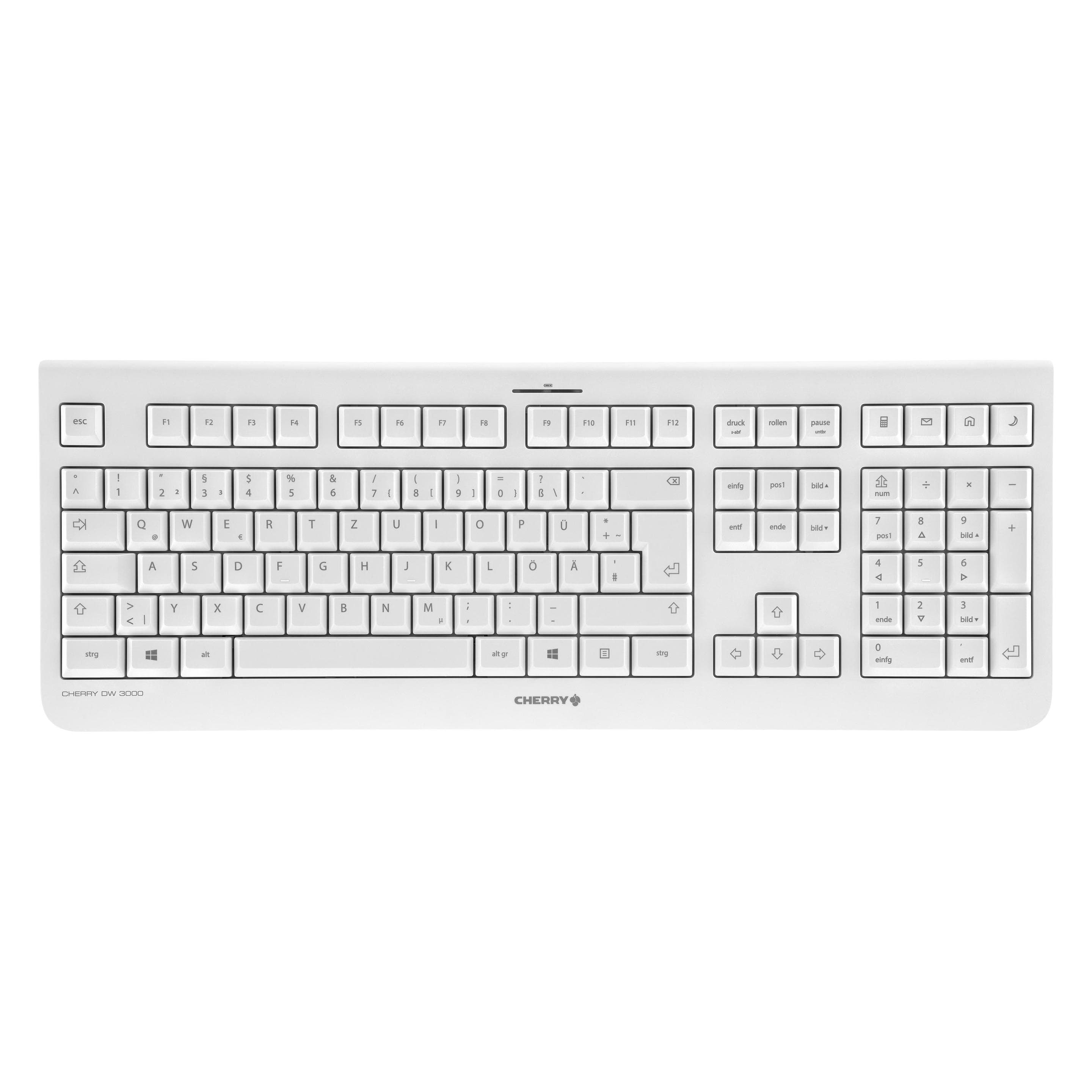 CHERRY DW 3000 (DE, Draadloze), Toetsenbord, Grijs
