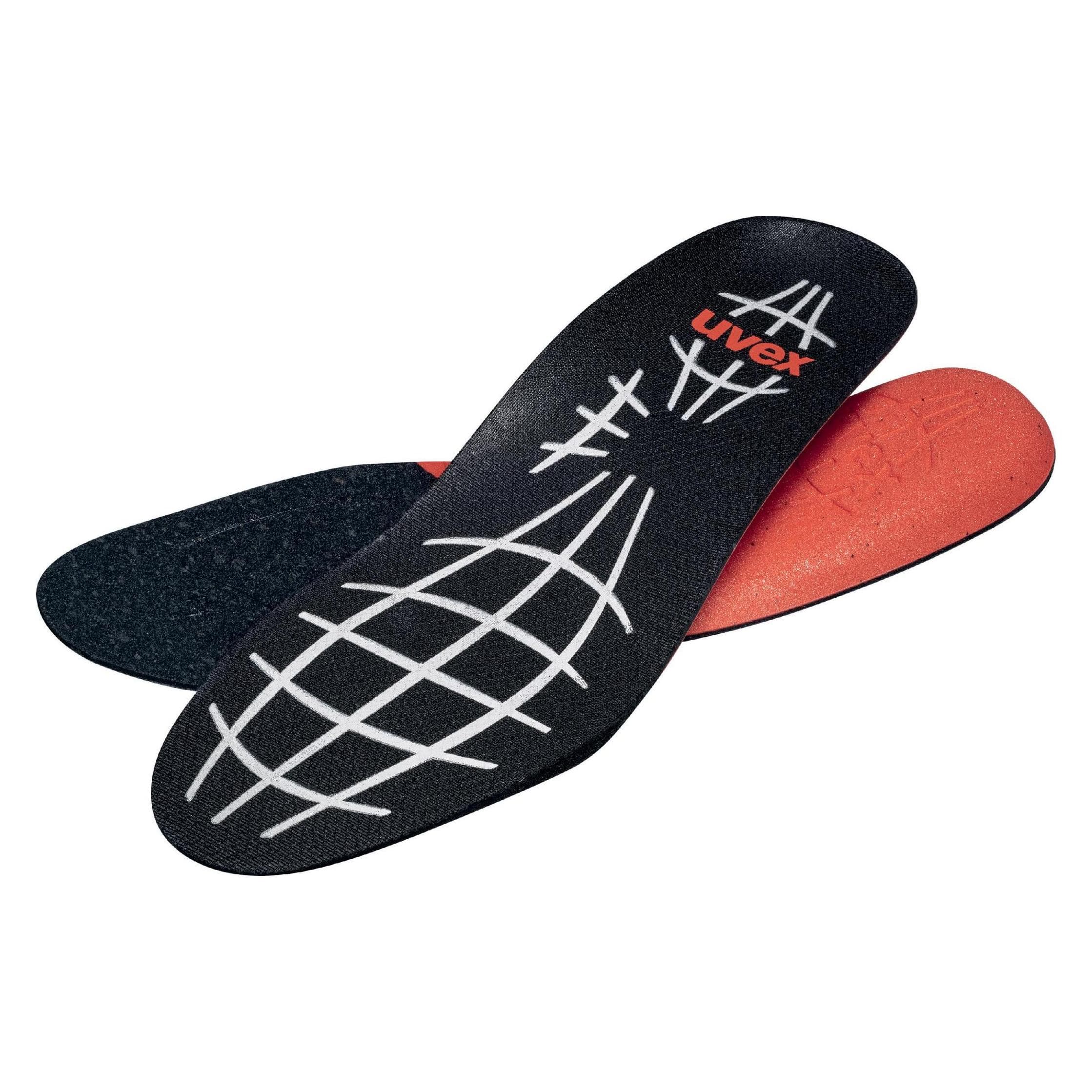 Uvex Accessoires binnenzool, Zolen, Zwart, Grijs, Rood