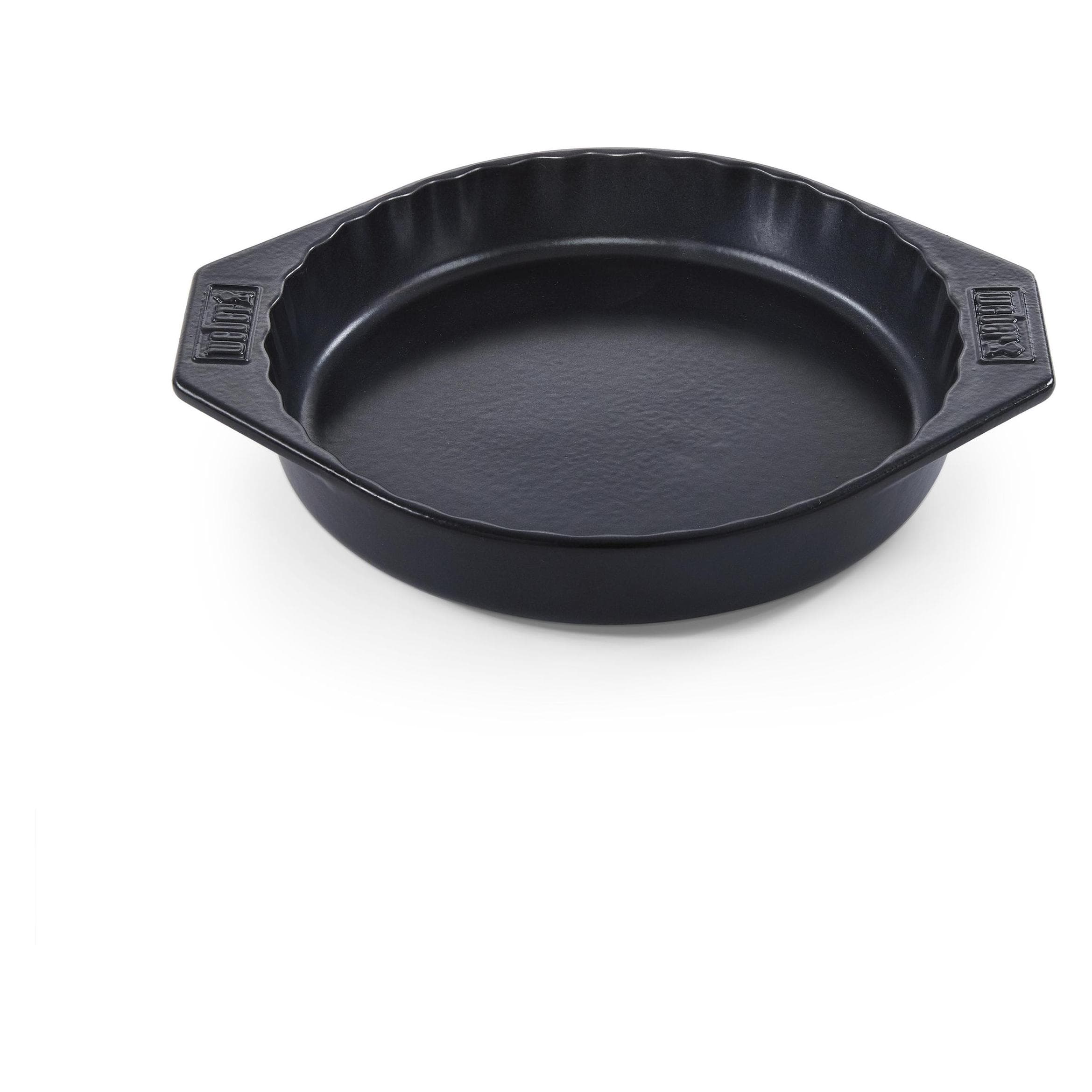 Weber BBQ Keramik-Backform, Bakblik, Zwart