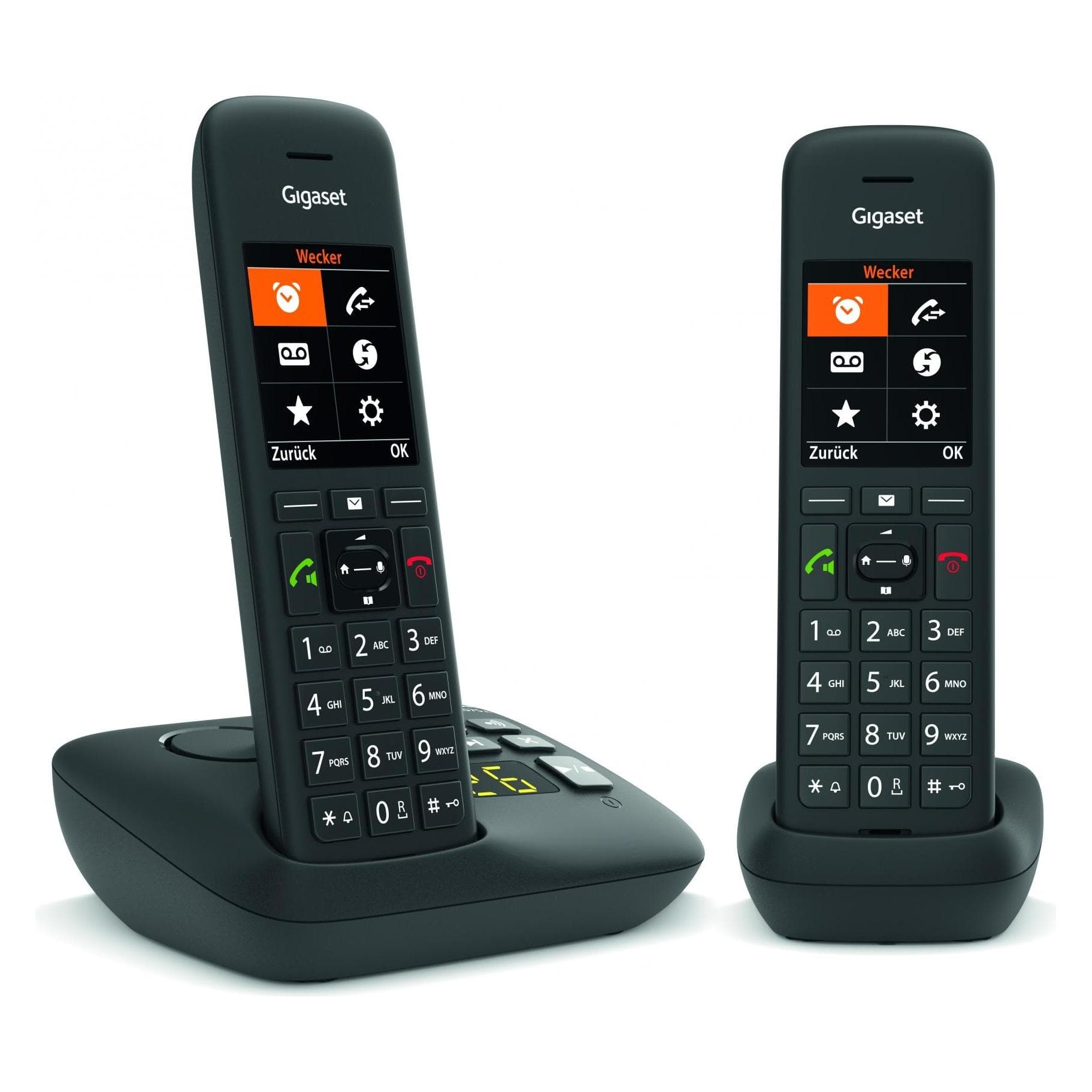 Gigaset C575 A Duo (DE versie), Telefoon, Zwart