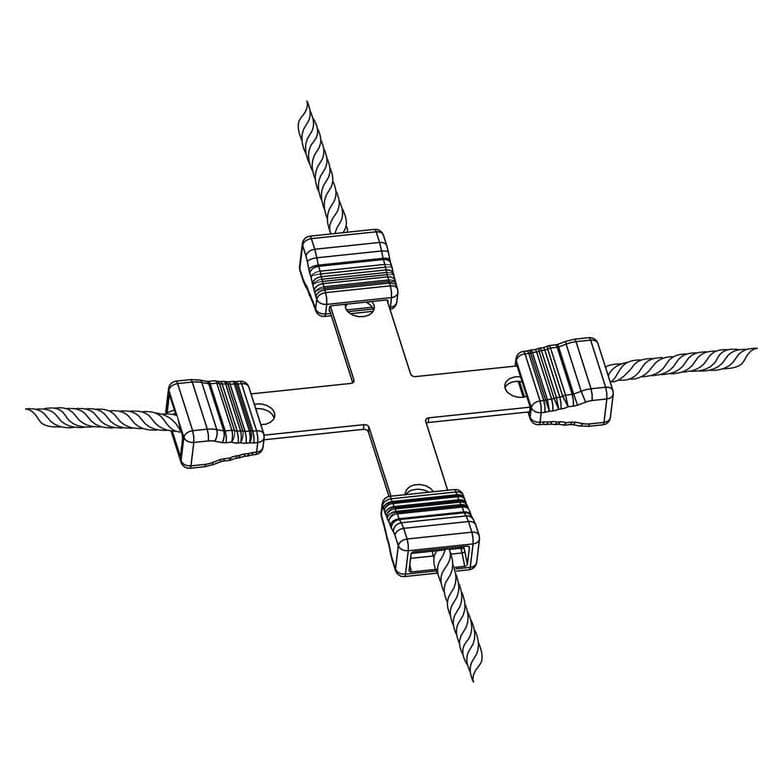 AKO, Tuinschermen, Reparatieset Litzclip voor alle netten