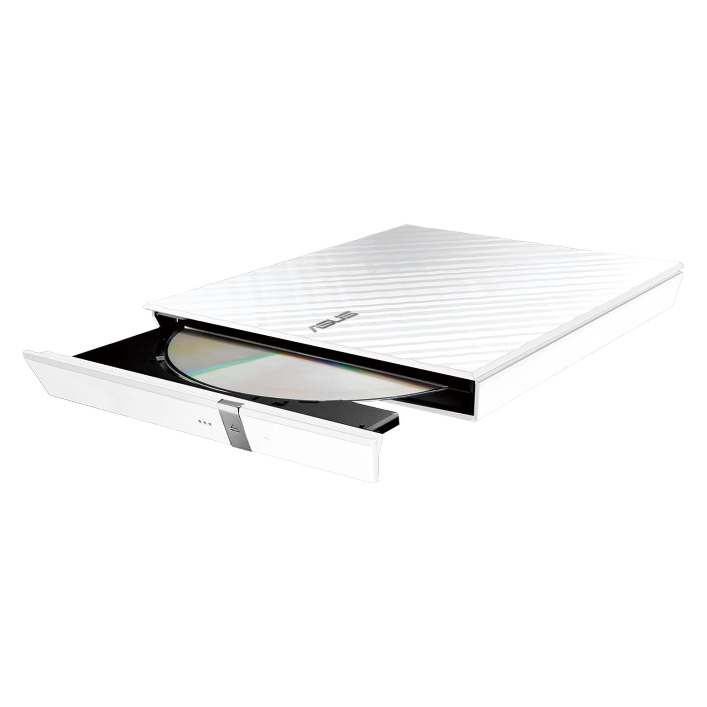ASUS SDRW-08D2S-U LITE WIT (DVD-brander, DVD-station), Optische drive, Wit