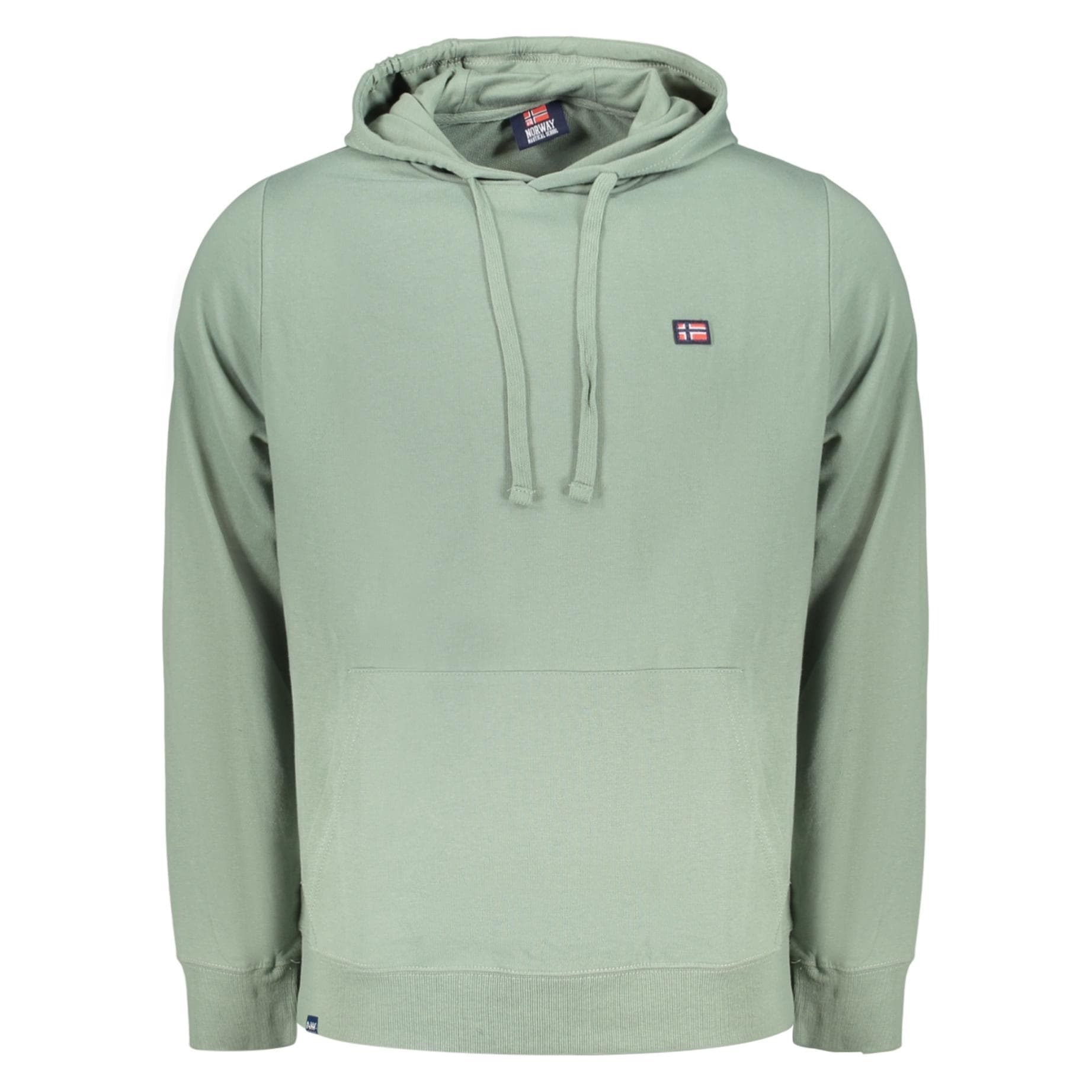 Norway 1963, Mannen, Springer, Green Cotton Sweatshirt, Groen, (S)