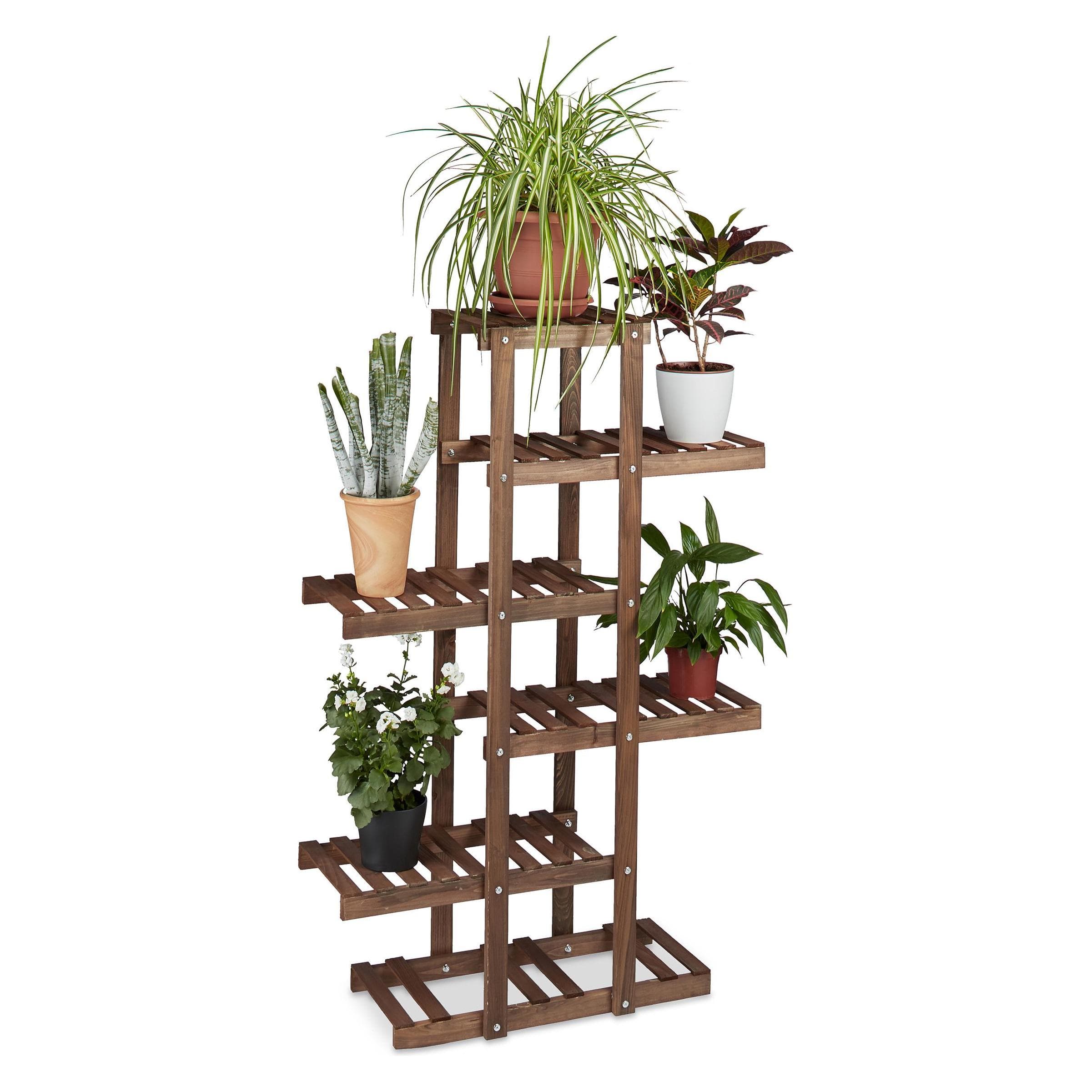 Relaxdays, Plantenstandaard + bloementrap, Bloemenrek