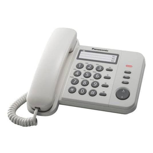 Panasonic KX-TS520FXW telefoon met snoer, wit, Telefoon, Wit