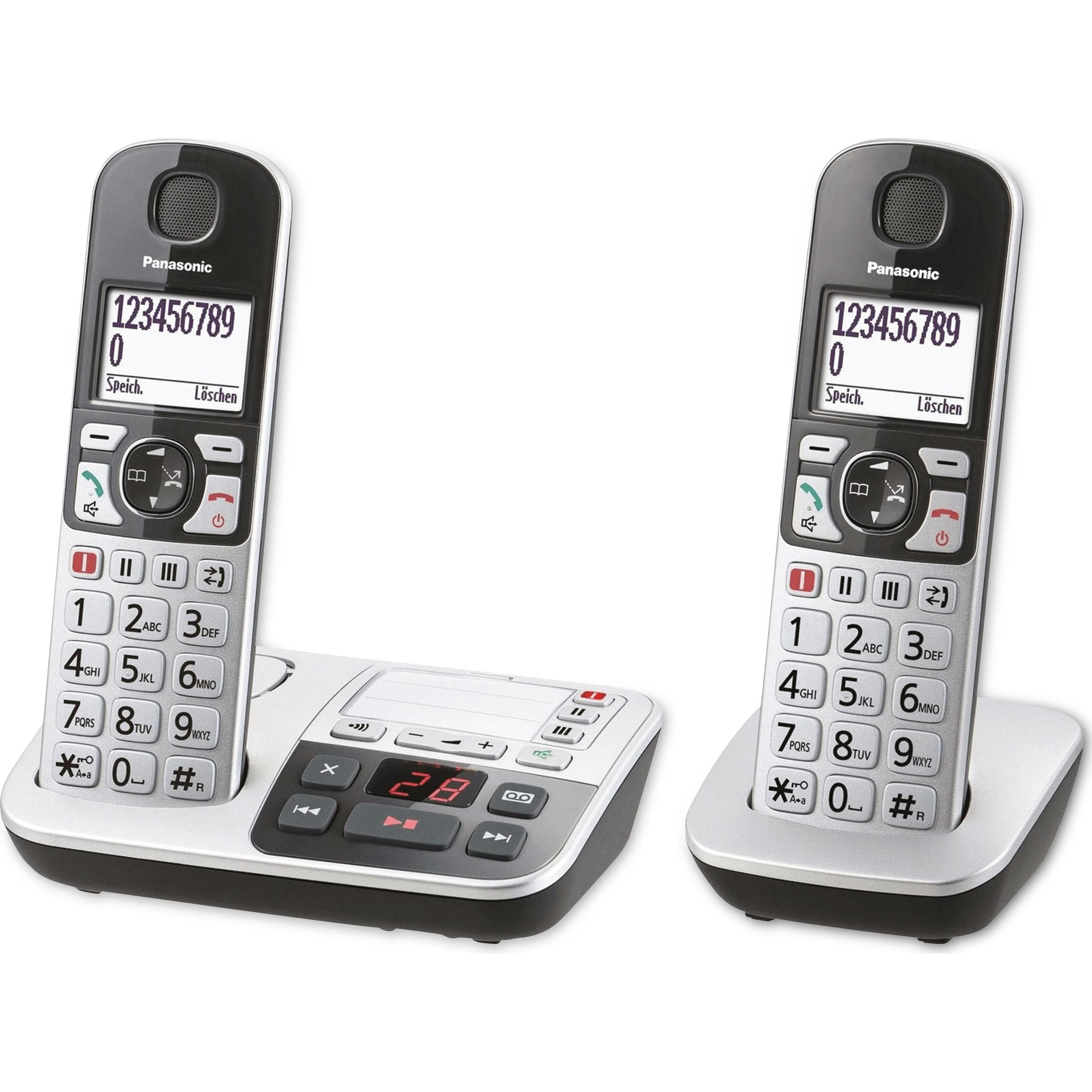 Panasonic KX-TGE522GS, Telefoon, Zilver