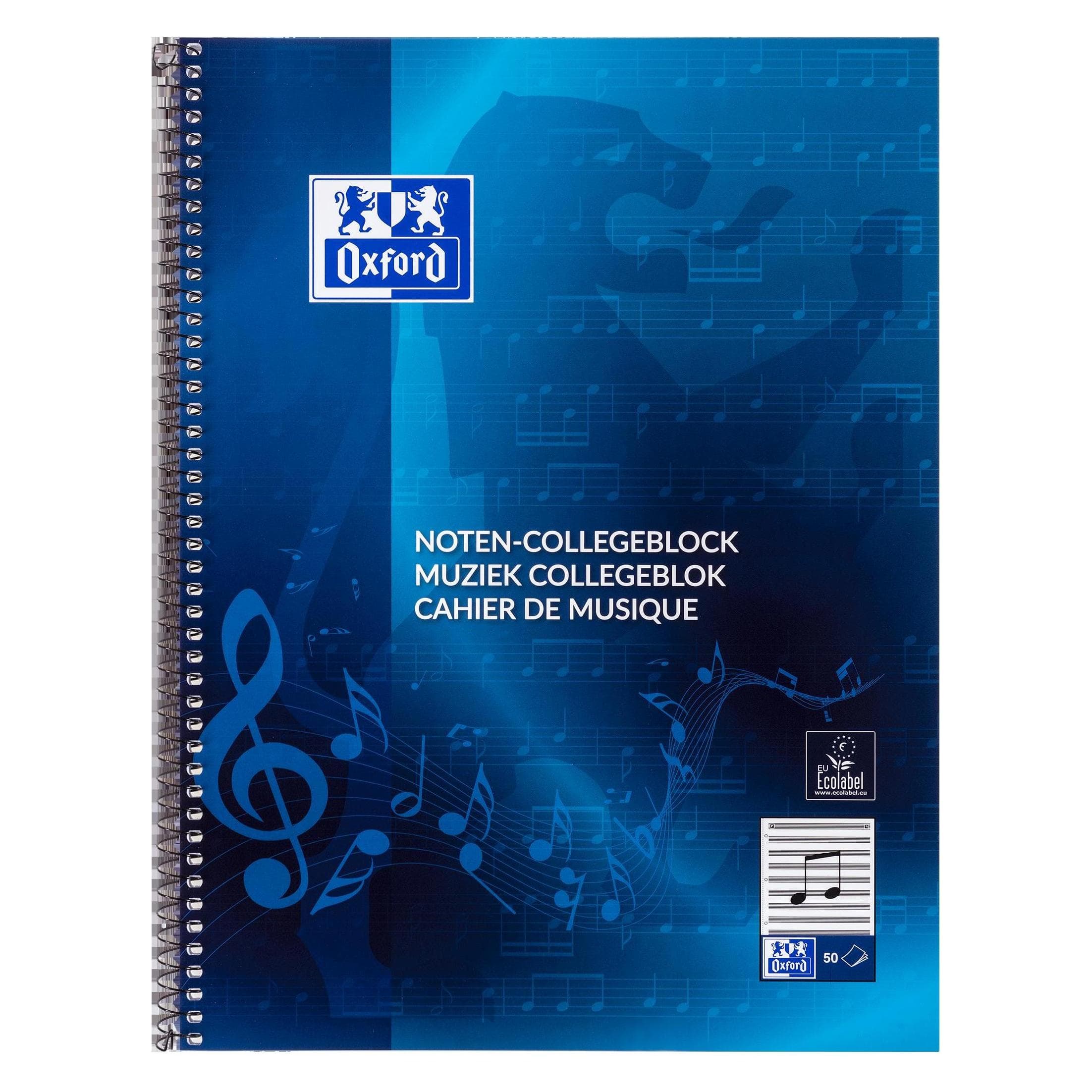 Oxford, Notitieboekje + schrijfblok, Collectief notitieboek (Speciaal, Speciale groeven, Softcover)
