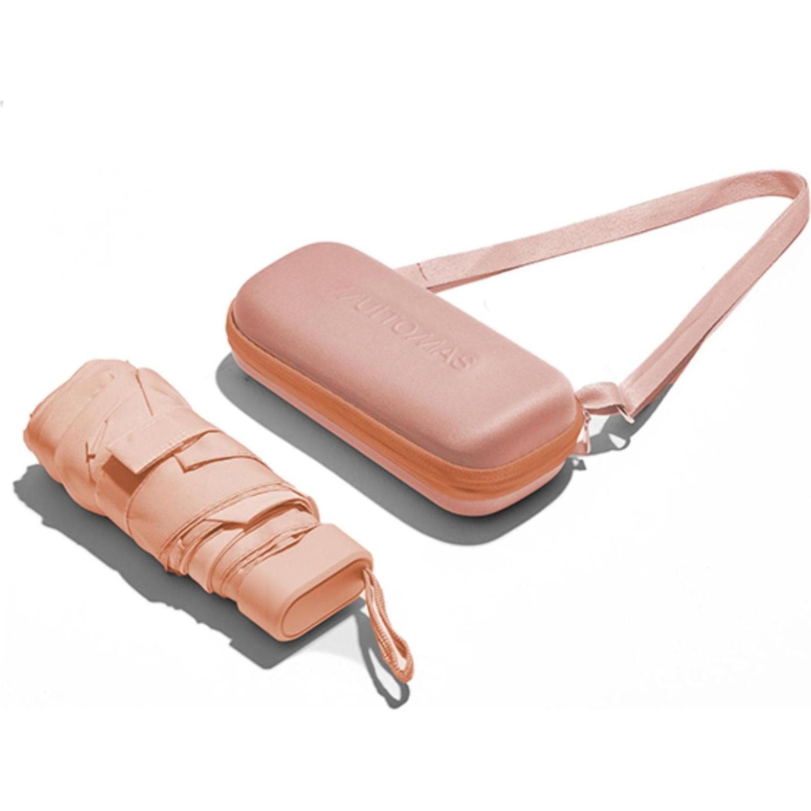 Muitomas, Vrouwen, Paraplu, Paraplu met Etui Perzik, Roze