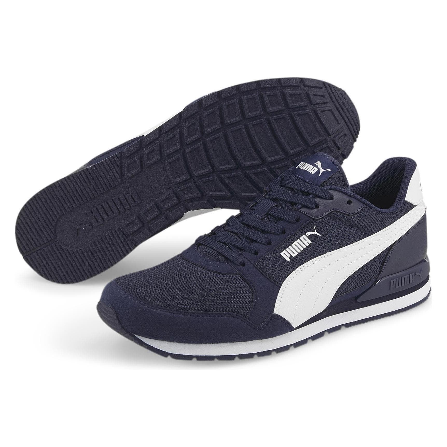 Puma, Unisex, Sneakers, ST Runner v3 Mesh, Blauw, (40.5)