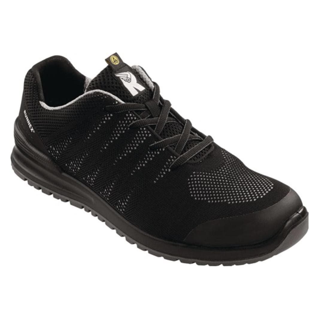 BIG, Werkschoenen, Lage veiligheidsschoen SportStar 5108 Gr.40 zwart/grijs S1P SRC ESD PES RUNNEX (S1P, 40)