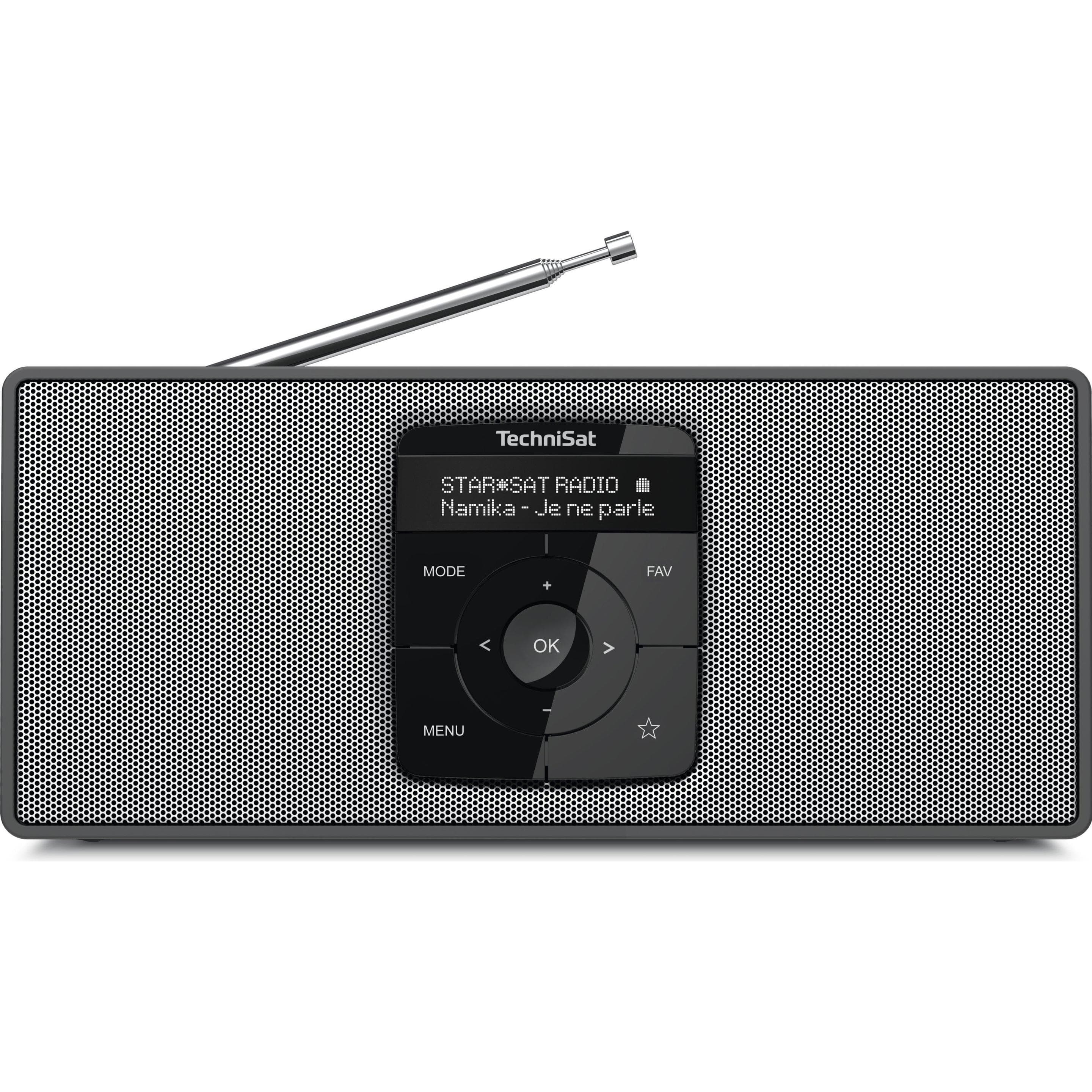 TechniSat DigitRadio 2 S (DAB+, FM, Bluetooth), Radio, Zwart, Zilver