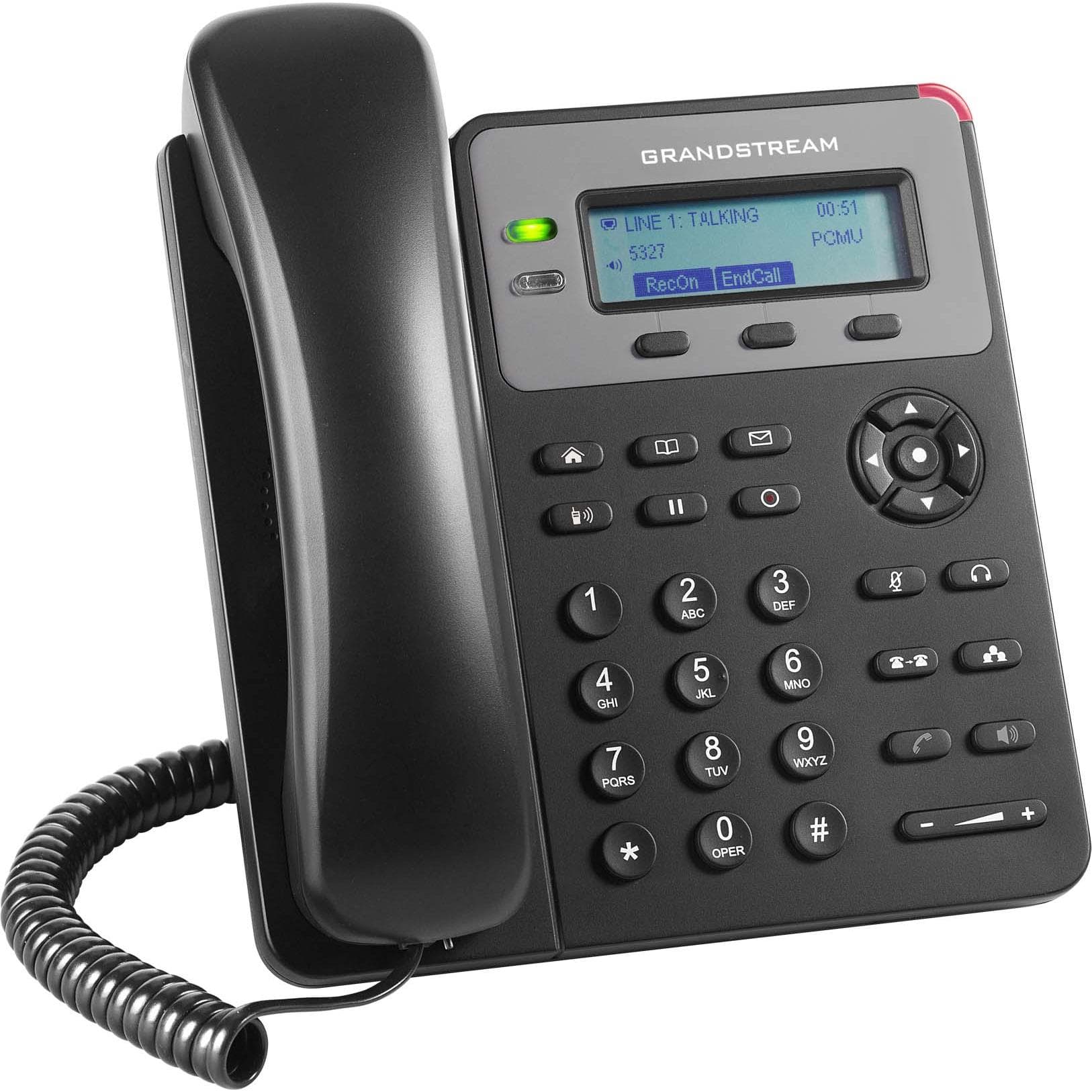 Grandstream GXP1610, Telefoon, Zwart