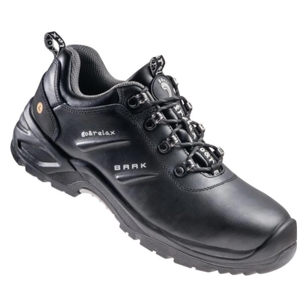 Baak, Werkschoenen, Veiligheidsschoen Harris maat 43 zwart S3 SRC ESD EN ISO 20345 glad leer (S3, 43)