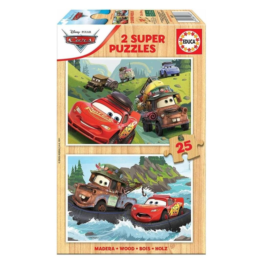 Educa Cars houten puzzel (50 onderdelen)