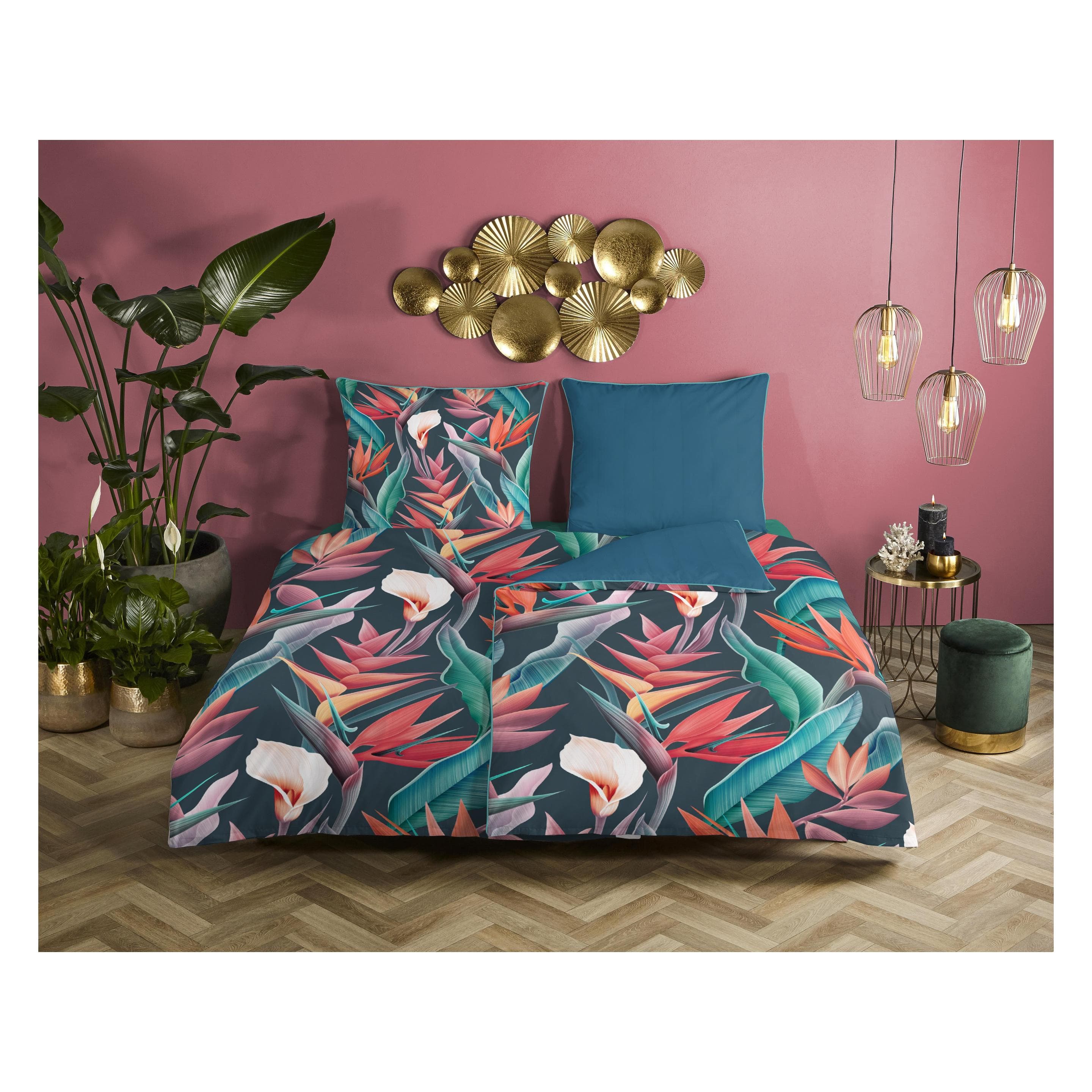 Descanso, Beddengoed, Chloe (Beddengoed set, 200 x 200 cm, 80 x 80 cm)