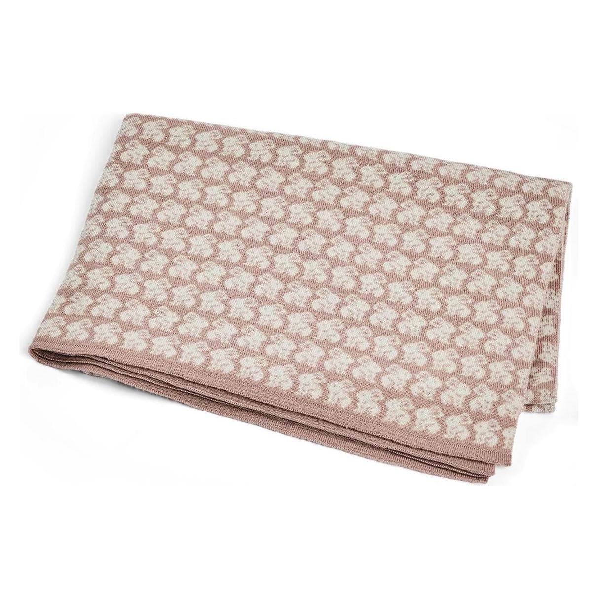 Smallstuff, Babydeken, - Baby blanket AO rabbits - Merino Wool Powder - 80x100 cm (70007-92) (100 x 80 cm)