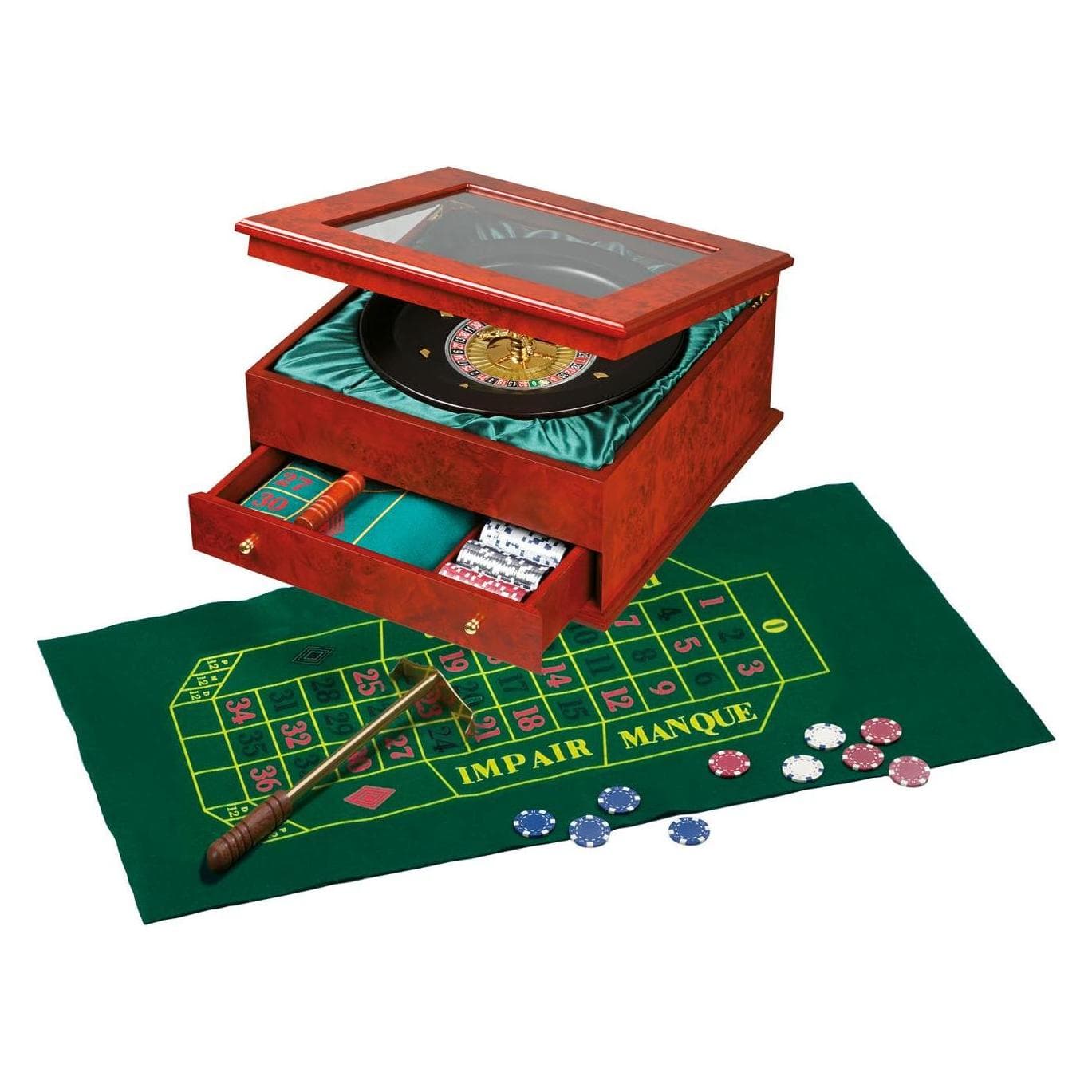 Philos Roulette ontwerp II (Duits, Engels, Frans, 2 - 8 Spelers)