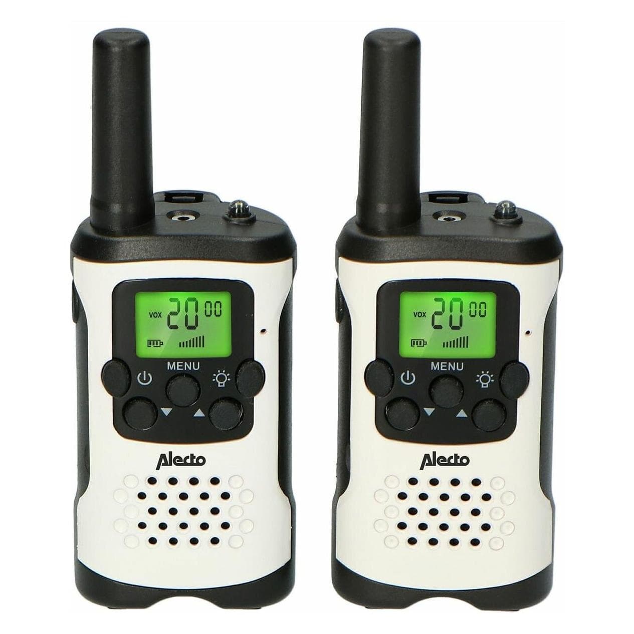 Alecto FR-175 (7 km), Walkietalkie, Wit, Zwart