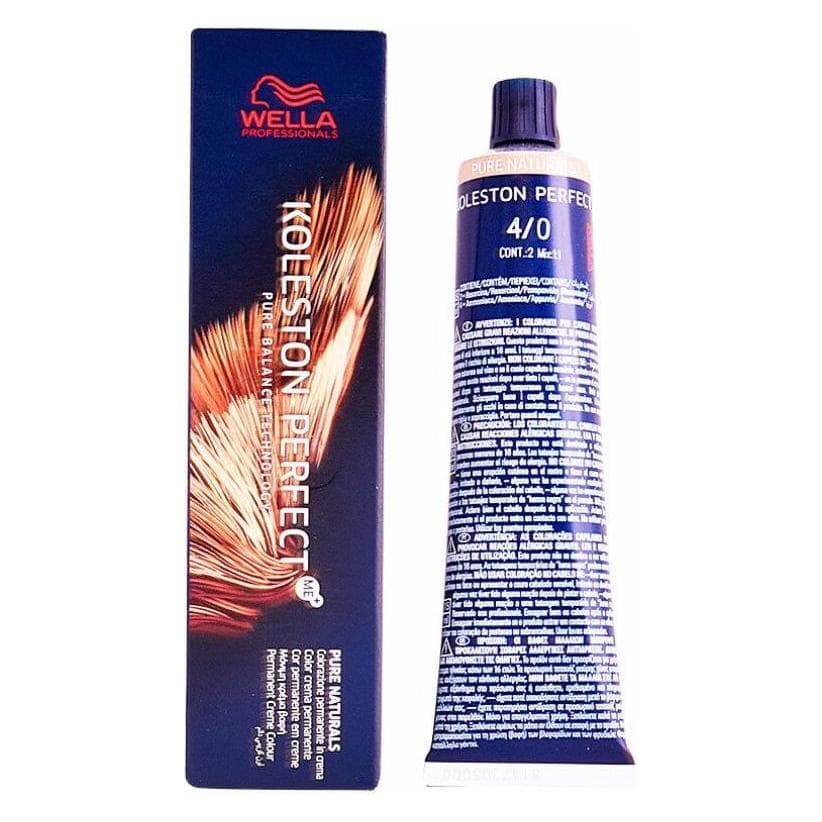 Wella, Haarkleur, Koleston Perfect ME+ Pure Naturals Haarkleur Donker (4/0)