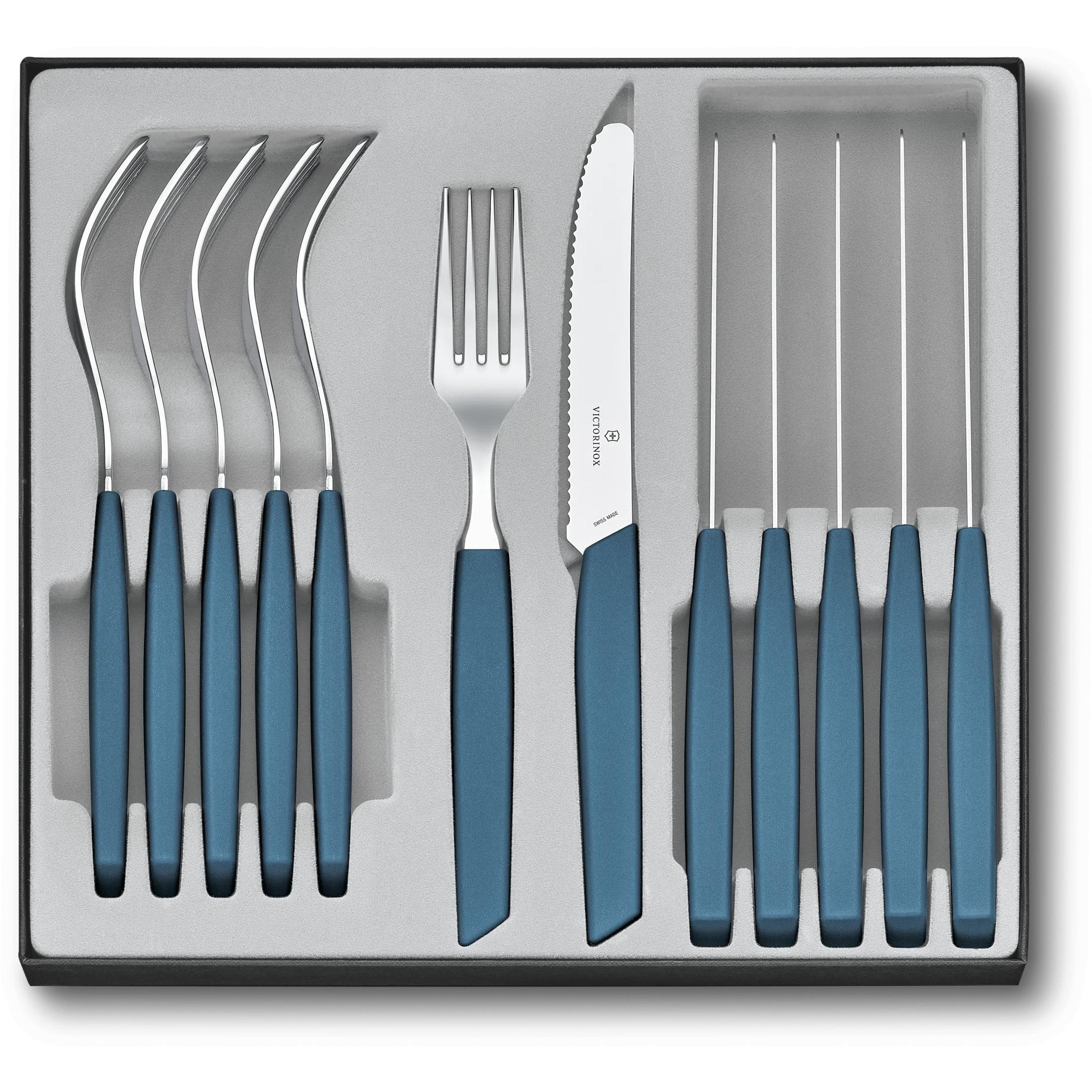 Victorinox Swiss Modern bestekset, Bestek, Blauw