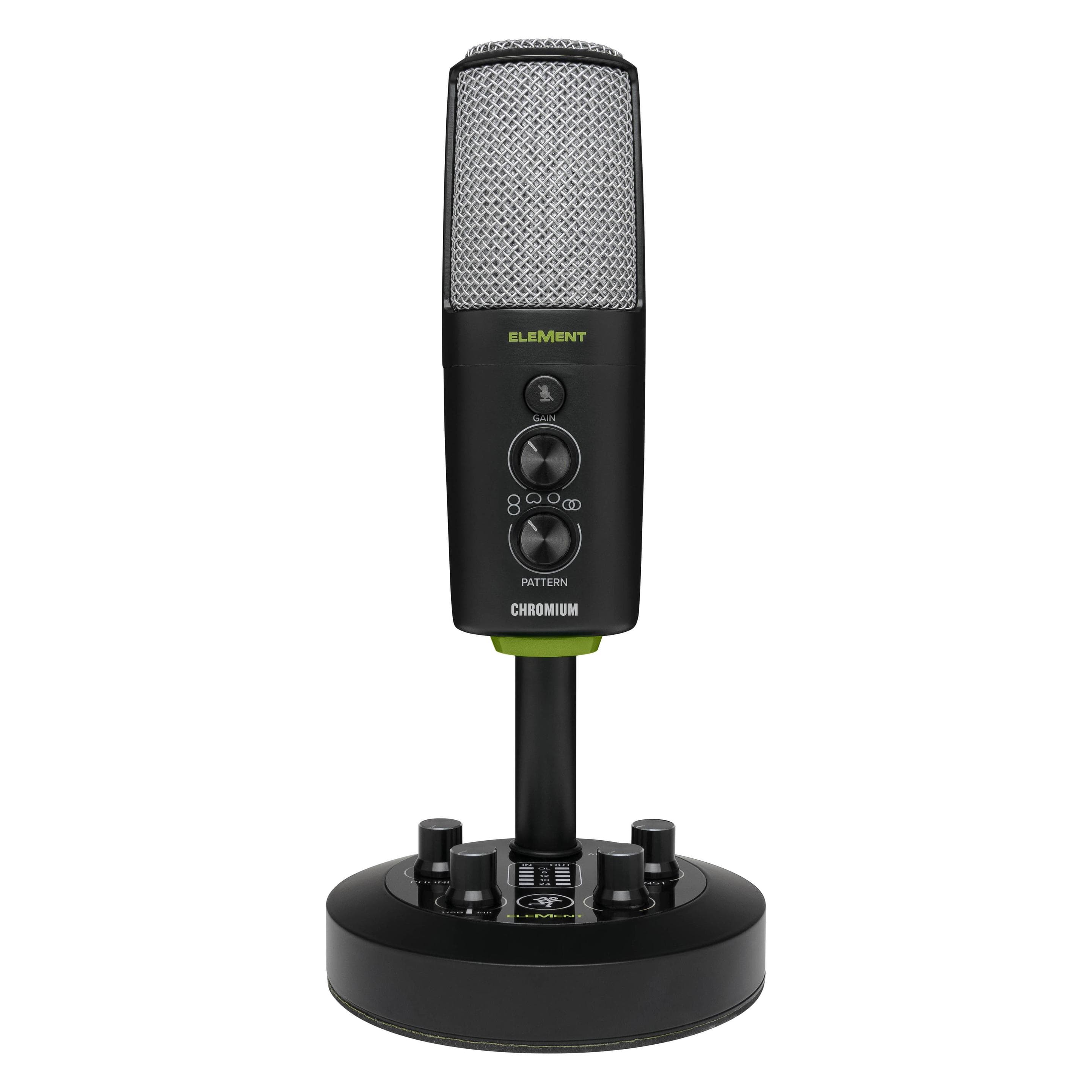 Mackie USB-studiomicrofoon CHROMIUM Metalen behuizing, standaard, incl. kabel., Microfoon