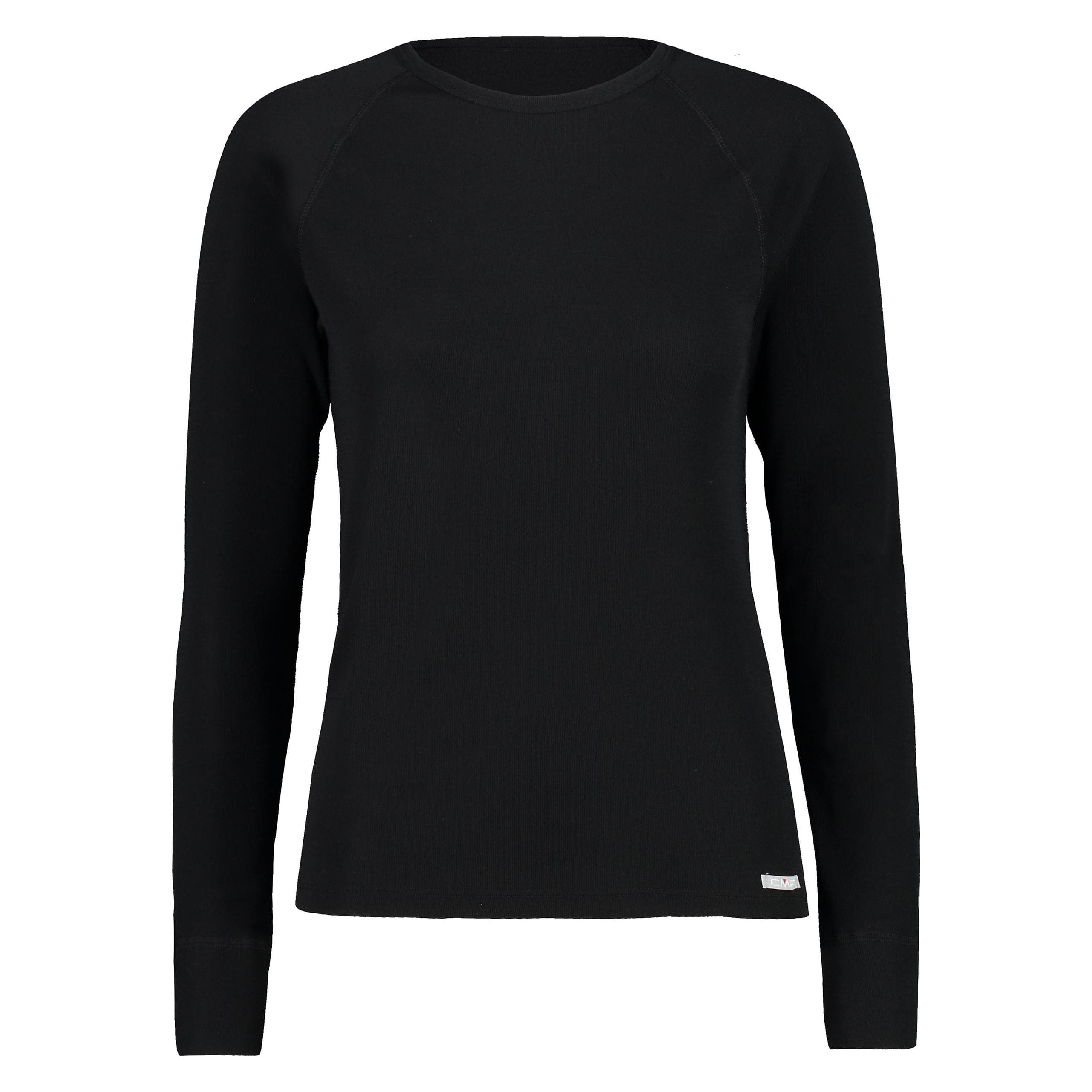 CMP Campagnolo, Vrouwen, Functioneel overhemd, Sweat longsleeve (M), Zwart, M