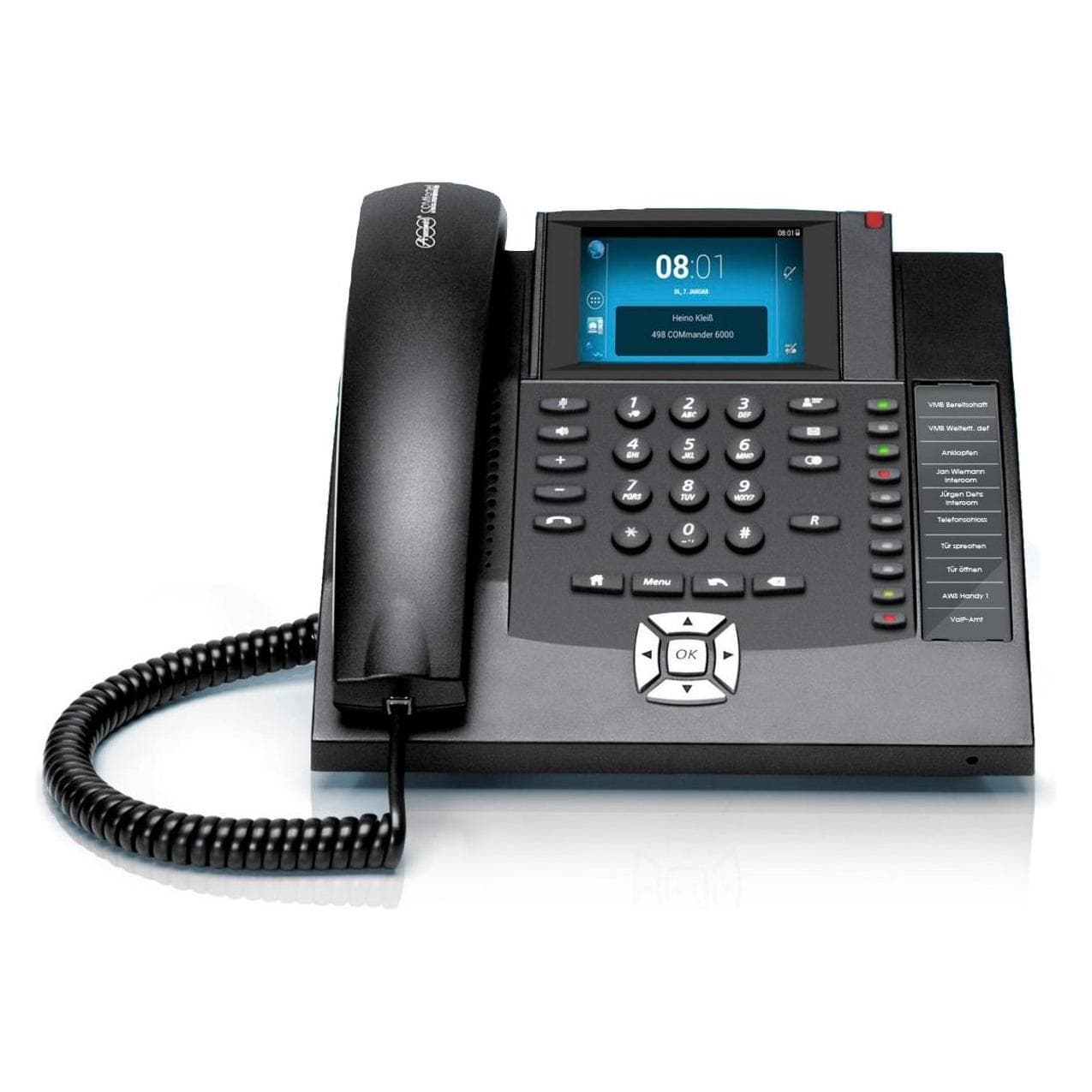 Auerswald COMFORTEL 1400 (ISDN) ZWART, Telefoon, Zwart