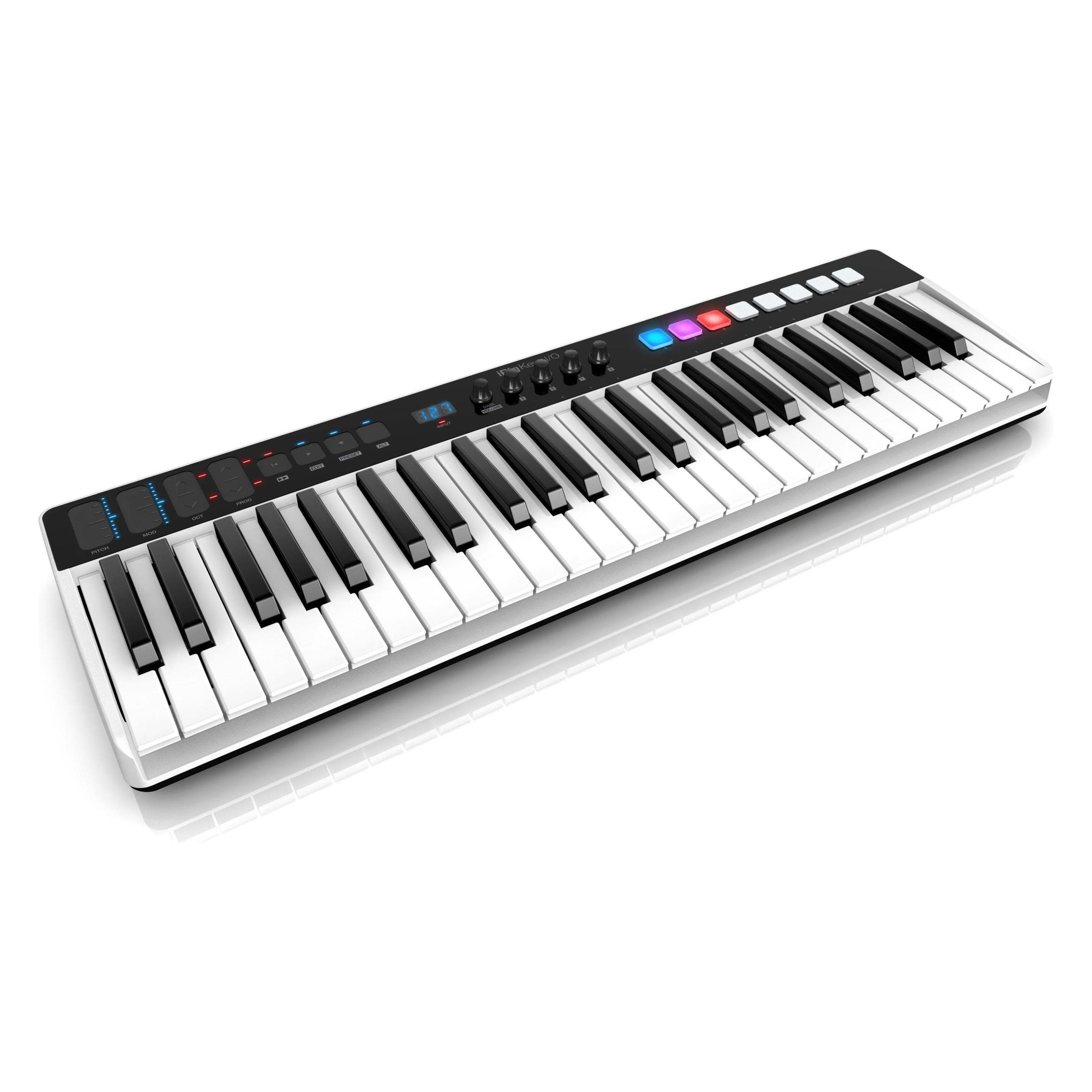 IK Multimedia iRig toetsen I/O (Toetsenbord), MIDI-controller, Wit, Zwart